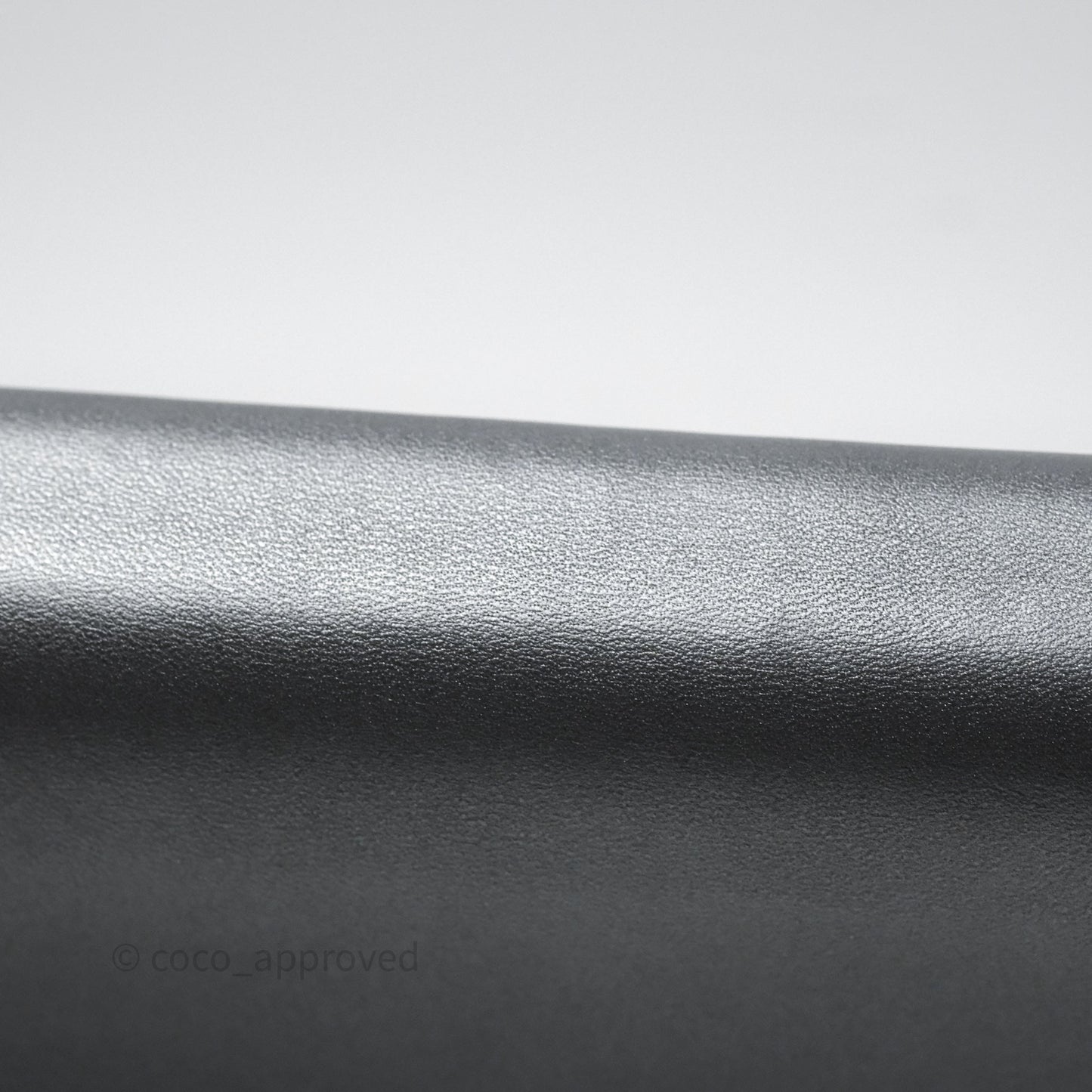 Chanel Clutch with Chain Metallic Dark Grey Silver Hardware