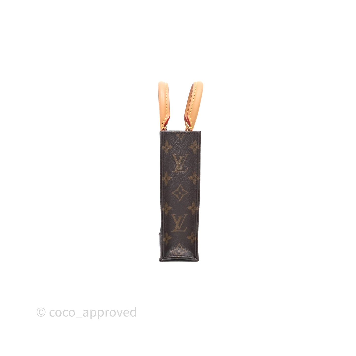Louis Vuitton Petit Sac Plat Bag Monogram Canvas