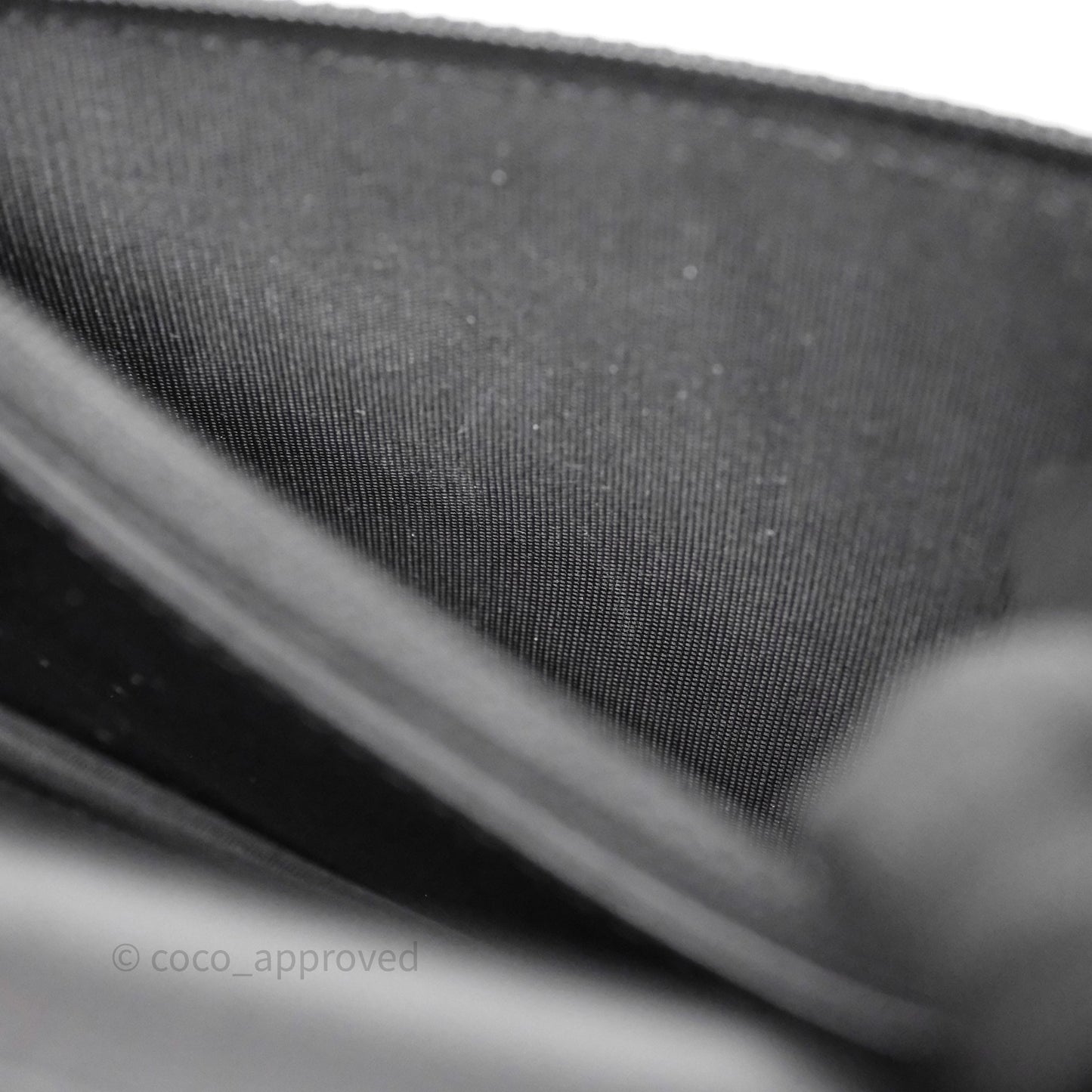 Chanel Cambon Line Wallet On Chain Black Lambskin Bag Silver Hardware