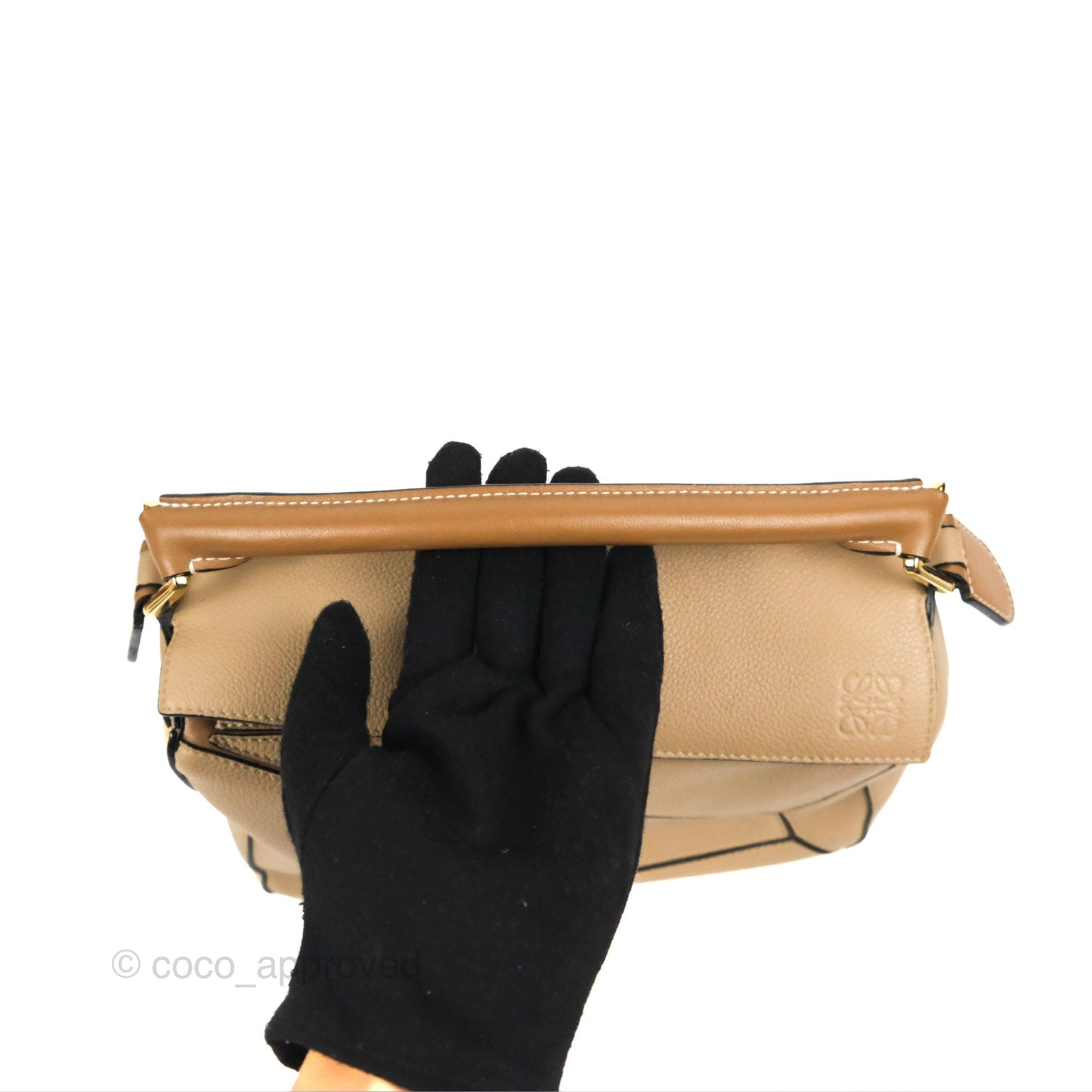 Loewe Small Puzzle Bag Sand Grained Calfskin