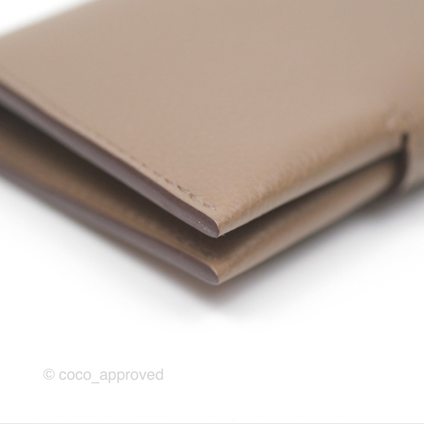 Hermès R.M.S Card Holder Etoupe Palladium Hardware