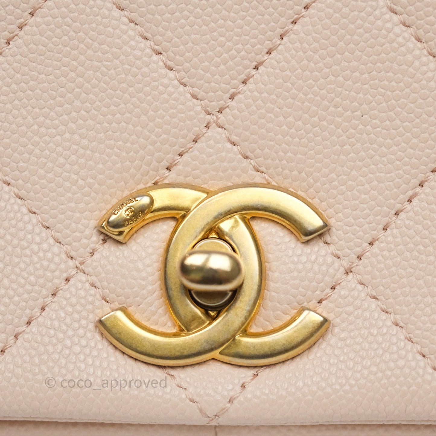 Chanel Small Fashion Therapy Flap Bag Light Pink Caviar Aged Gold Hardware