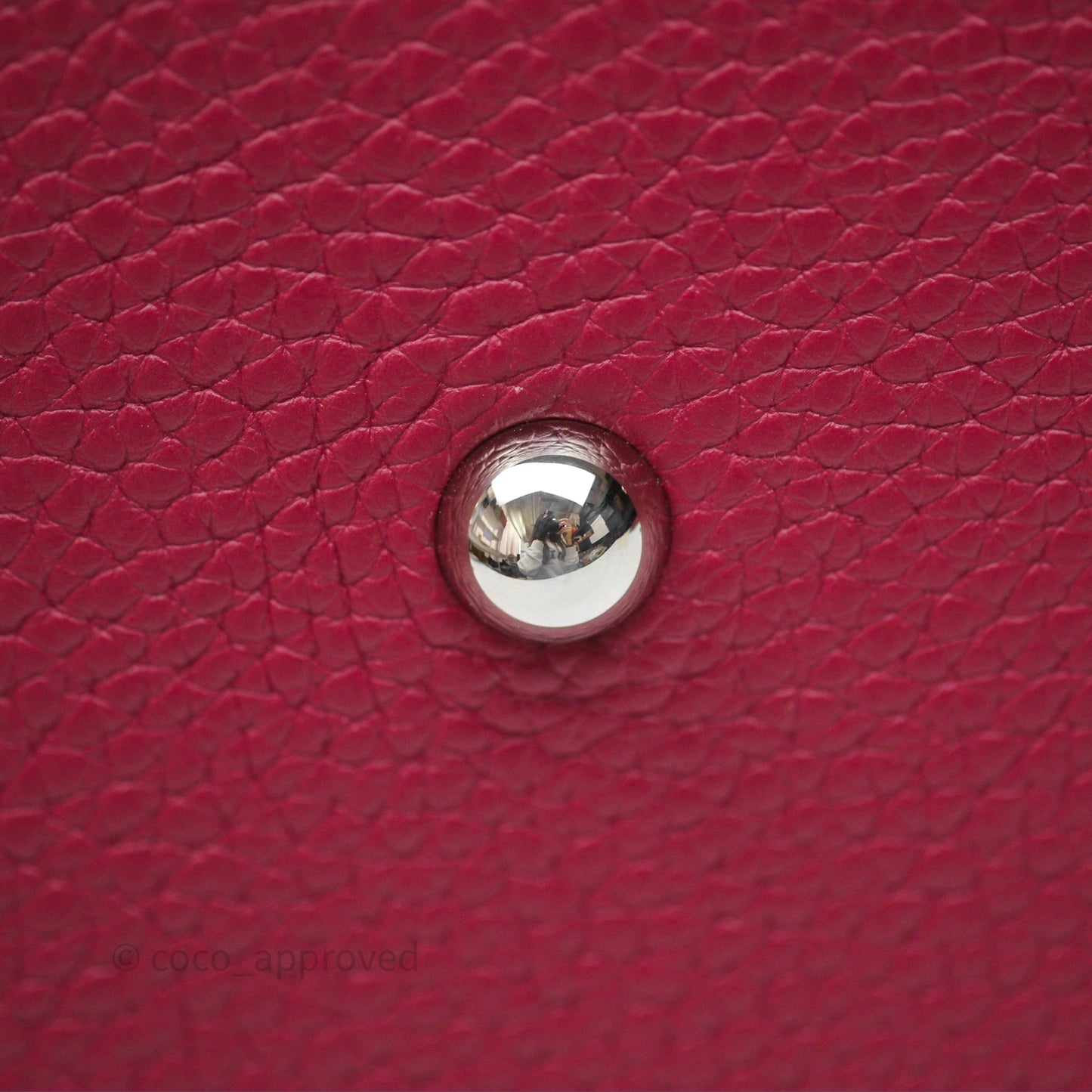 Hermès Bolide 1923 31 Rubis B5 Clemence Palladium Hardware