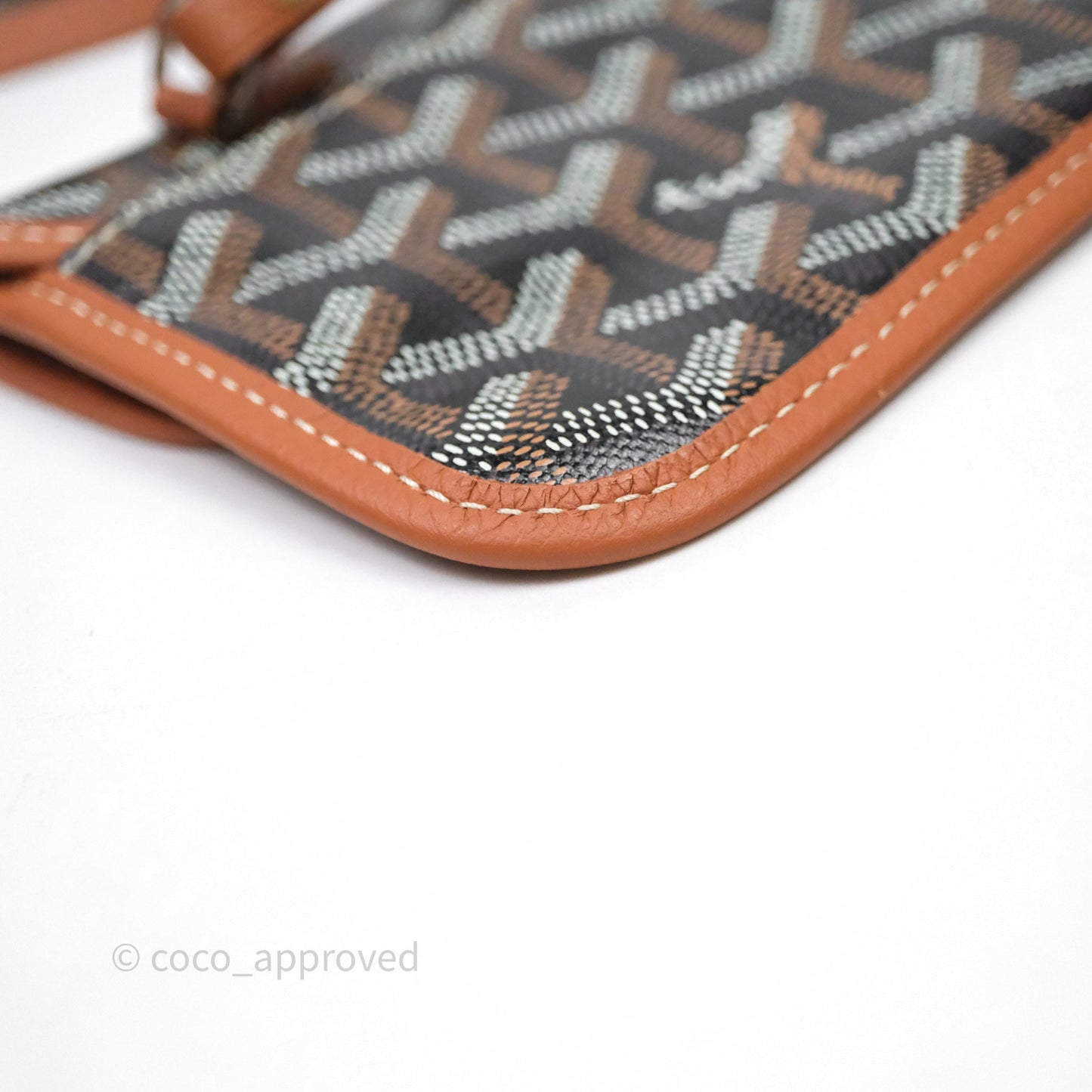 Goyard St Louis Tote PM Tan Black
