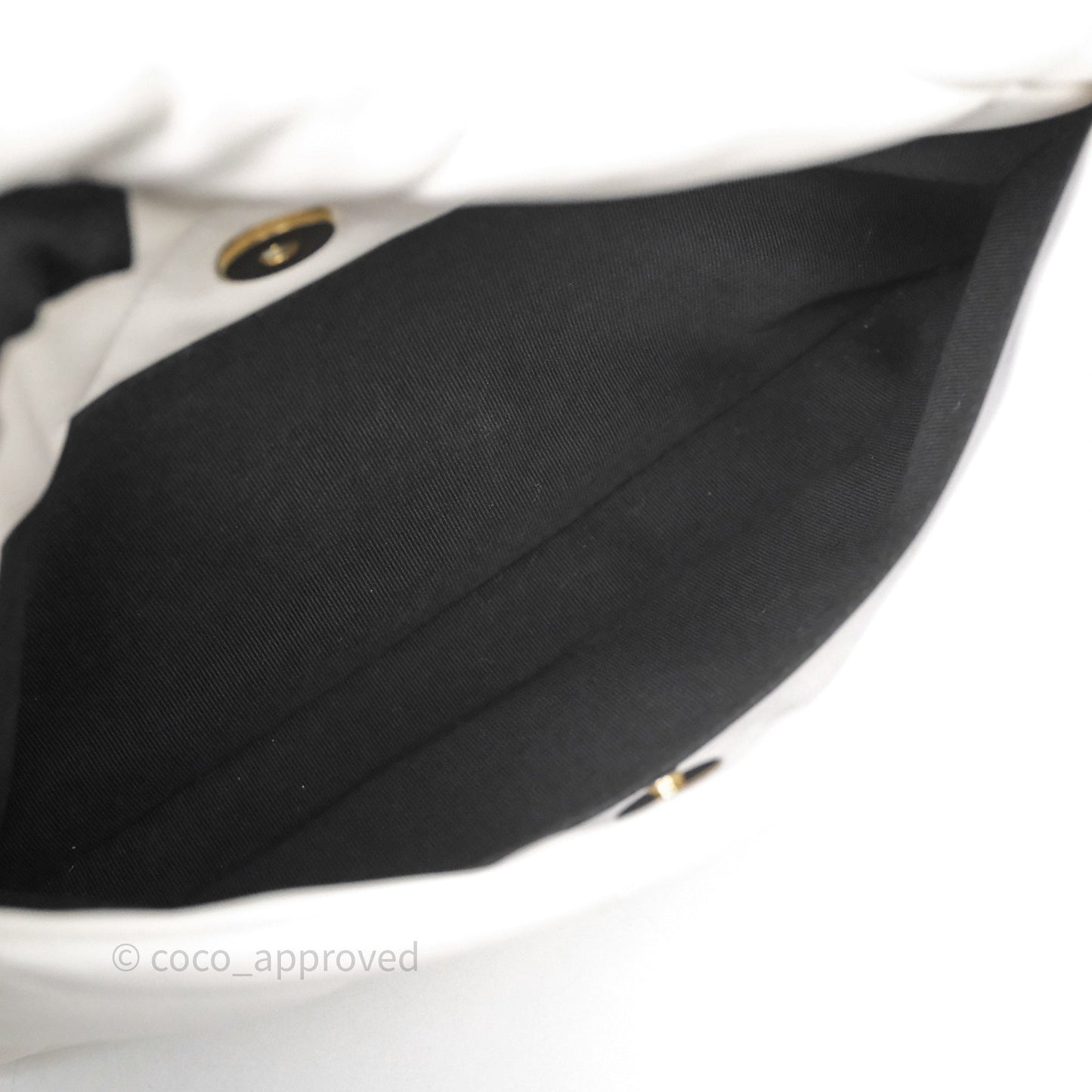 Chanel 19 Medium White Mixed Hardware