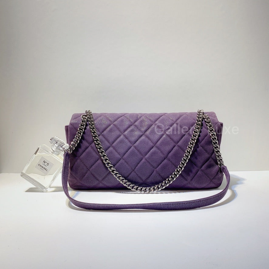 No.2822-Chanel Caviar Lady Pearly Flap Bag