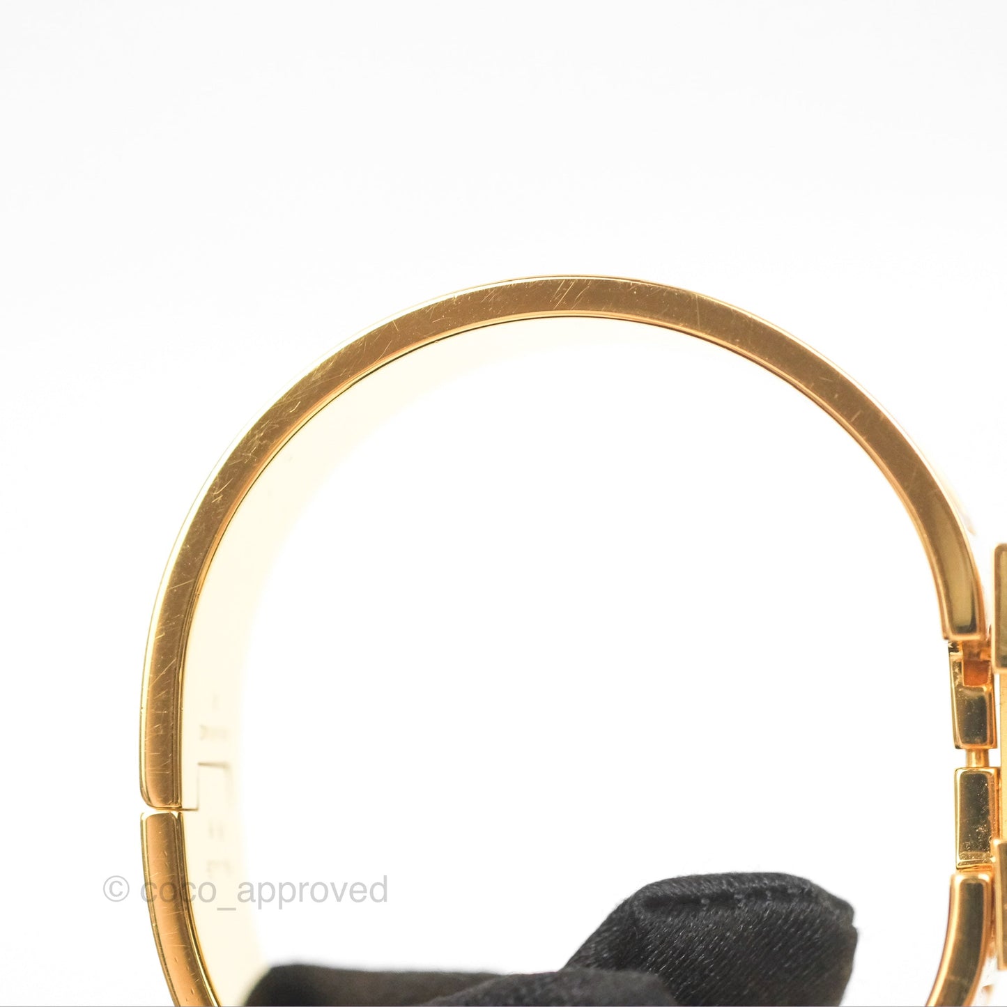 Hermès Clic Clac H Bracelet Orange Fruité Rose Gold PM