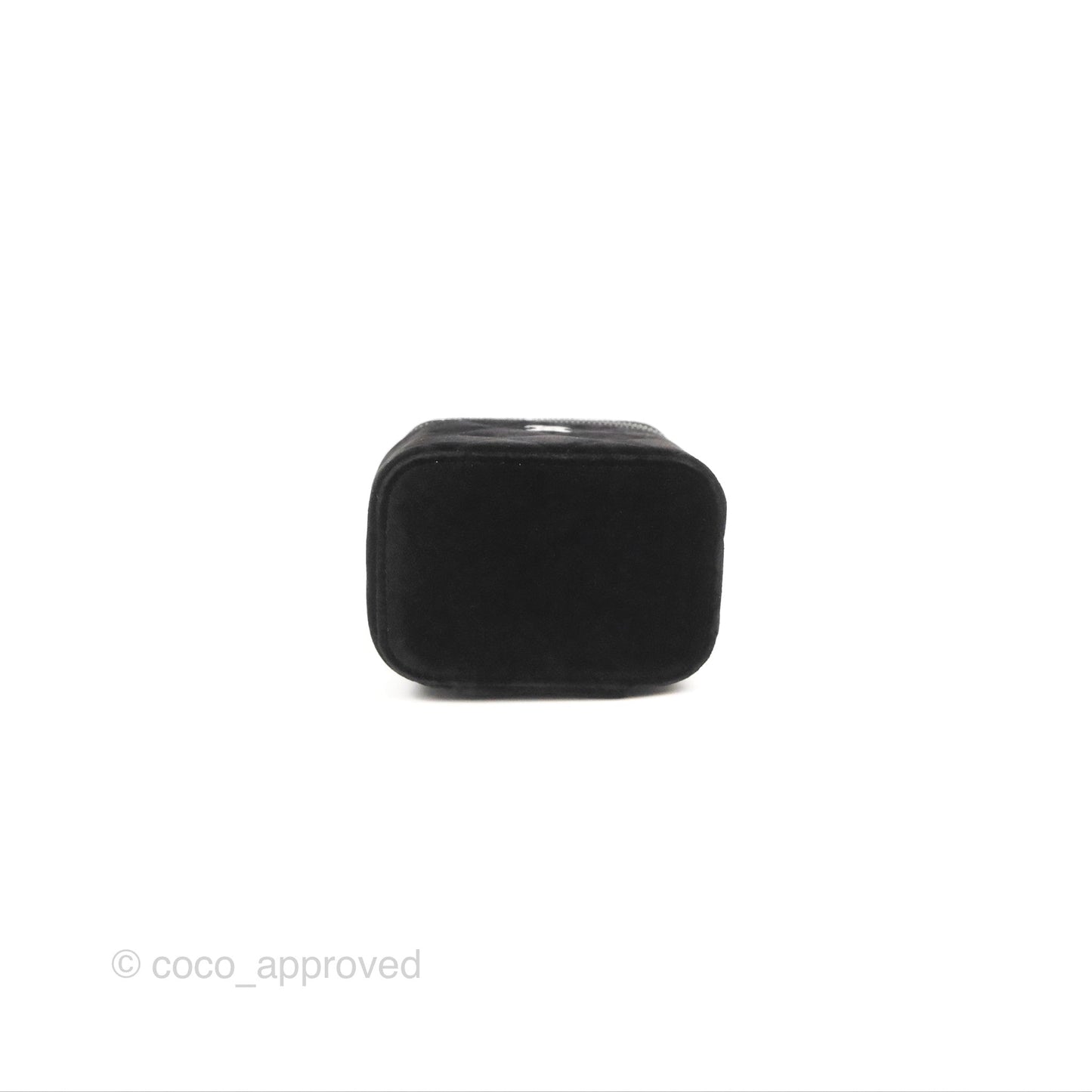 Chanel Mini Vanity with Classic Chain Black Velvet Black Hardware