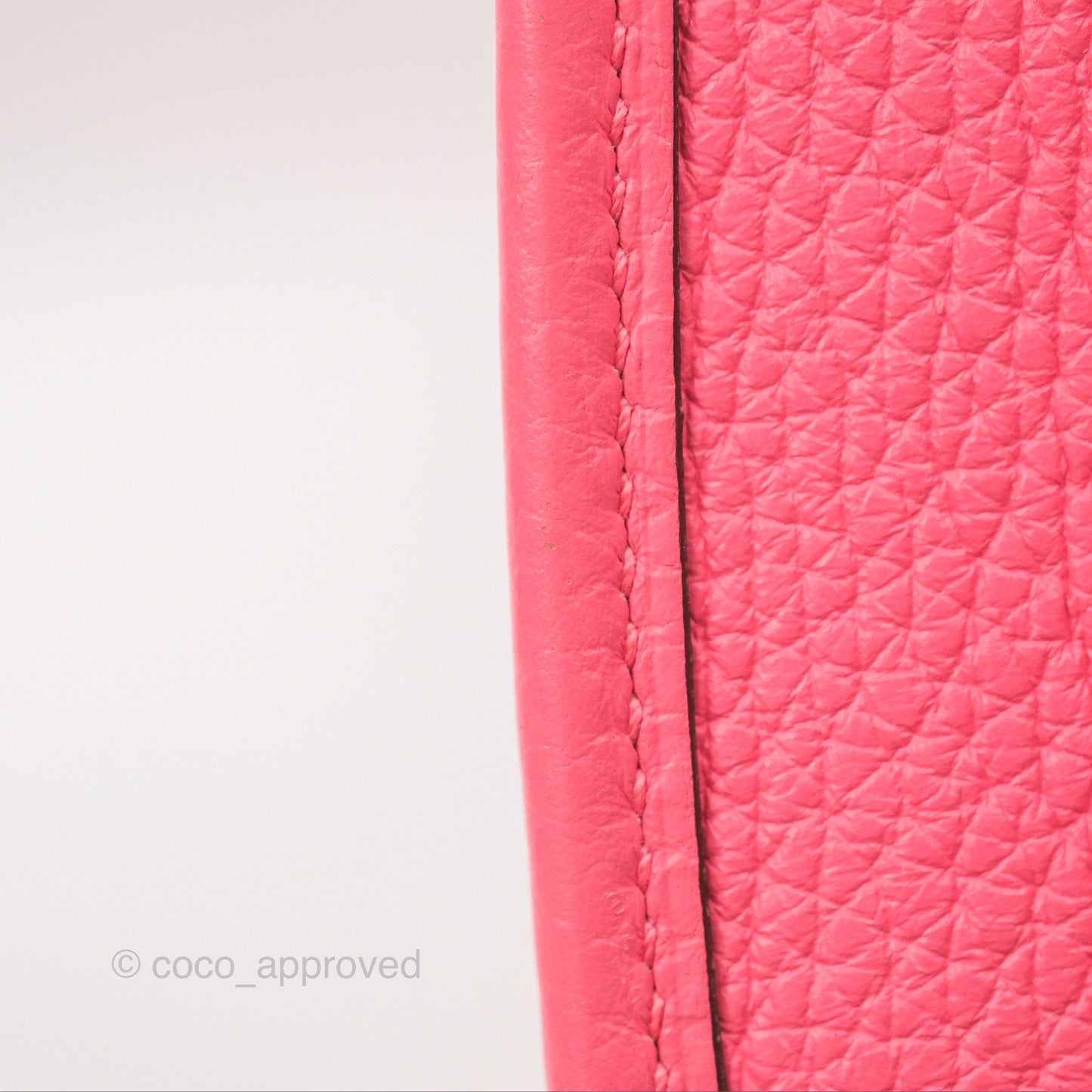 Hermès Mini Evelyne 16 Rose Azalee Clemence Palladium Hardware