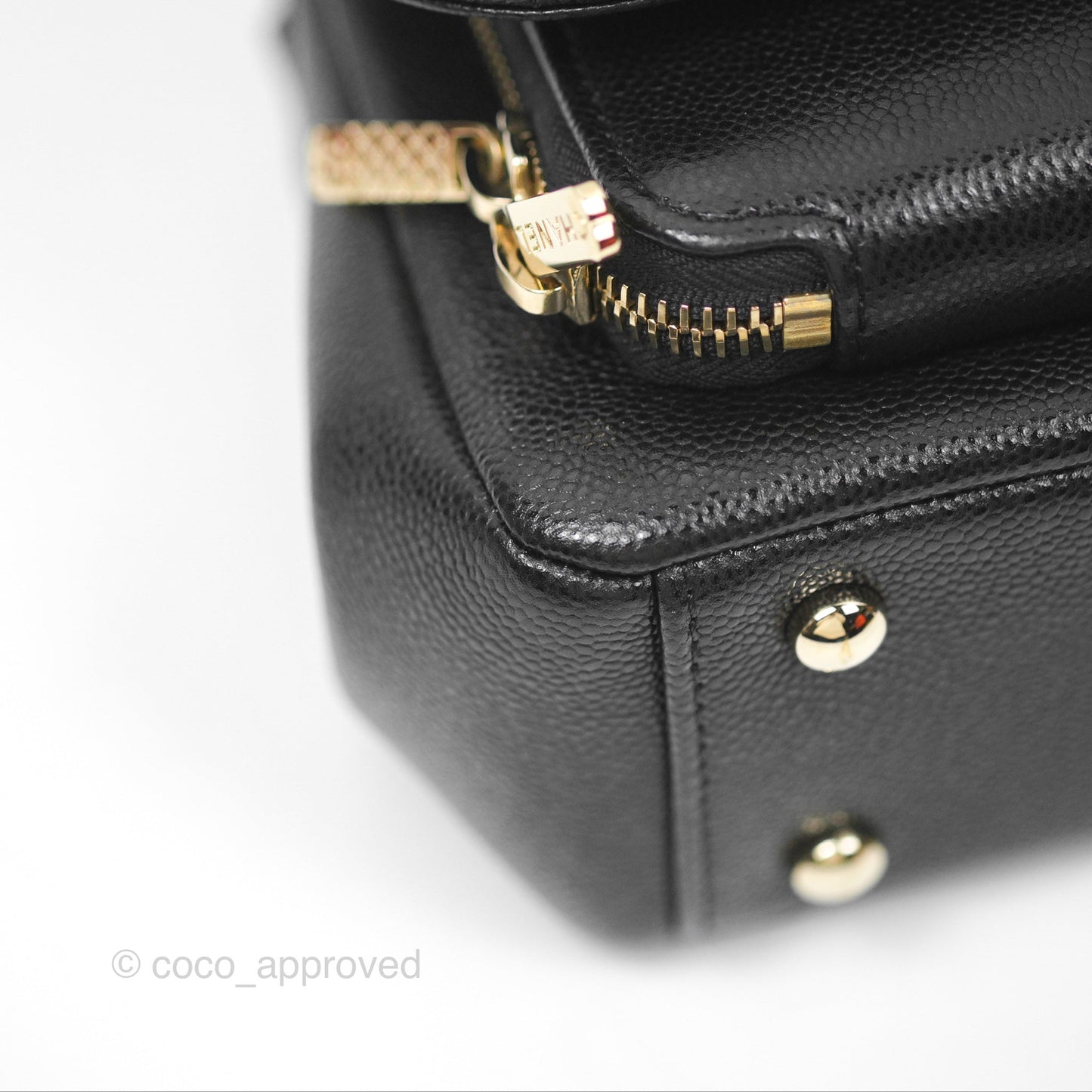 Chanel Quilted Small Business Affinity Flap Black Caviar Gold Hardware