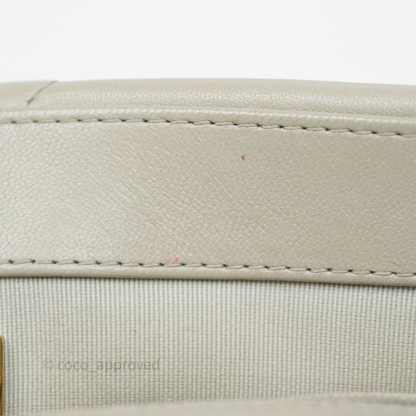 Chanel 19 Small Sage Grey Mixed Hardware
