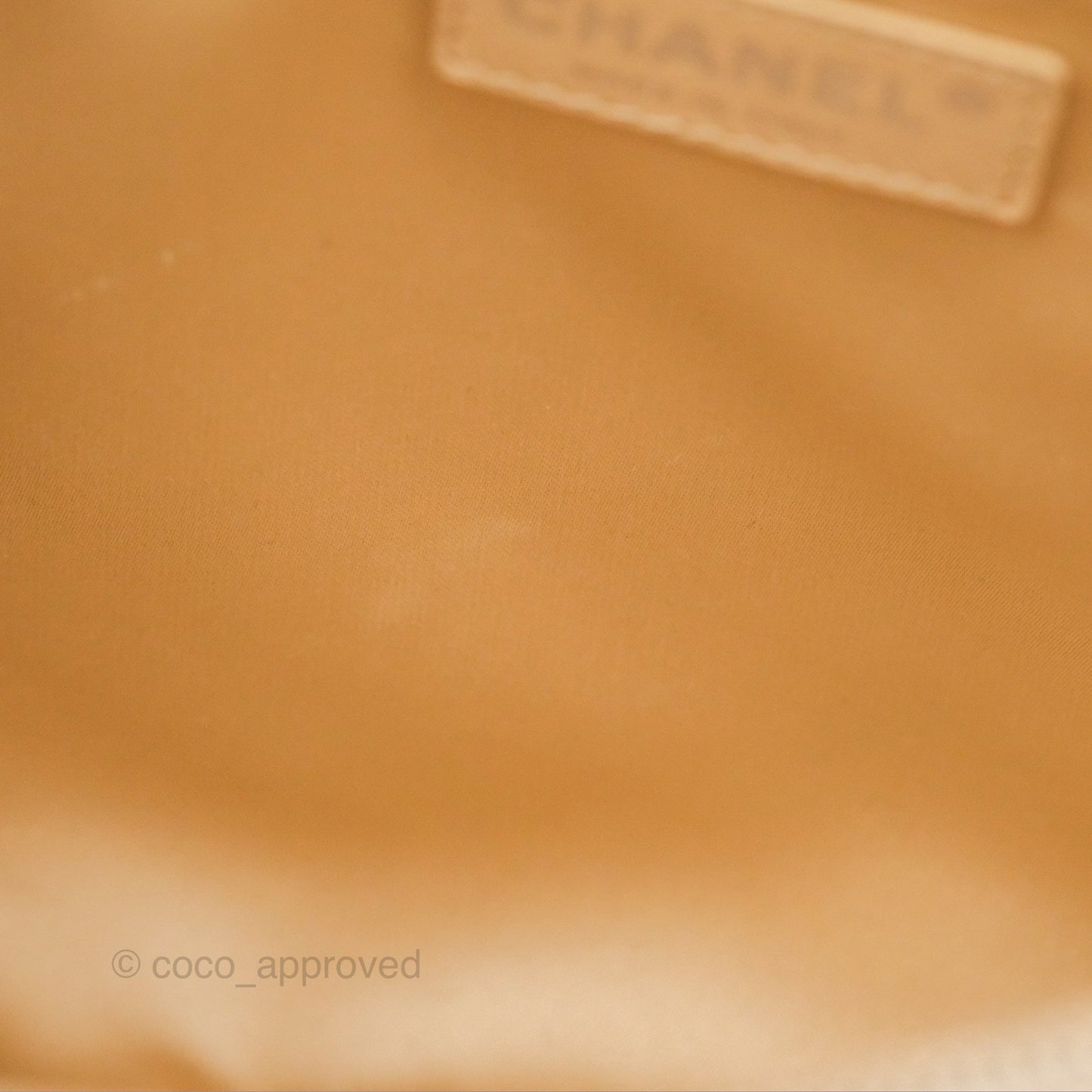Chanel GST Beige Caviar Silver Hardware