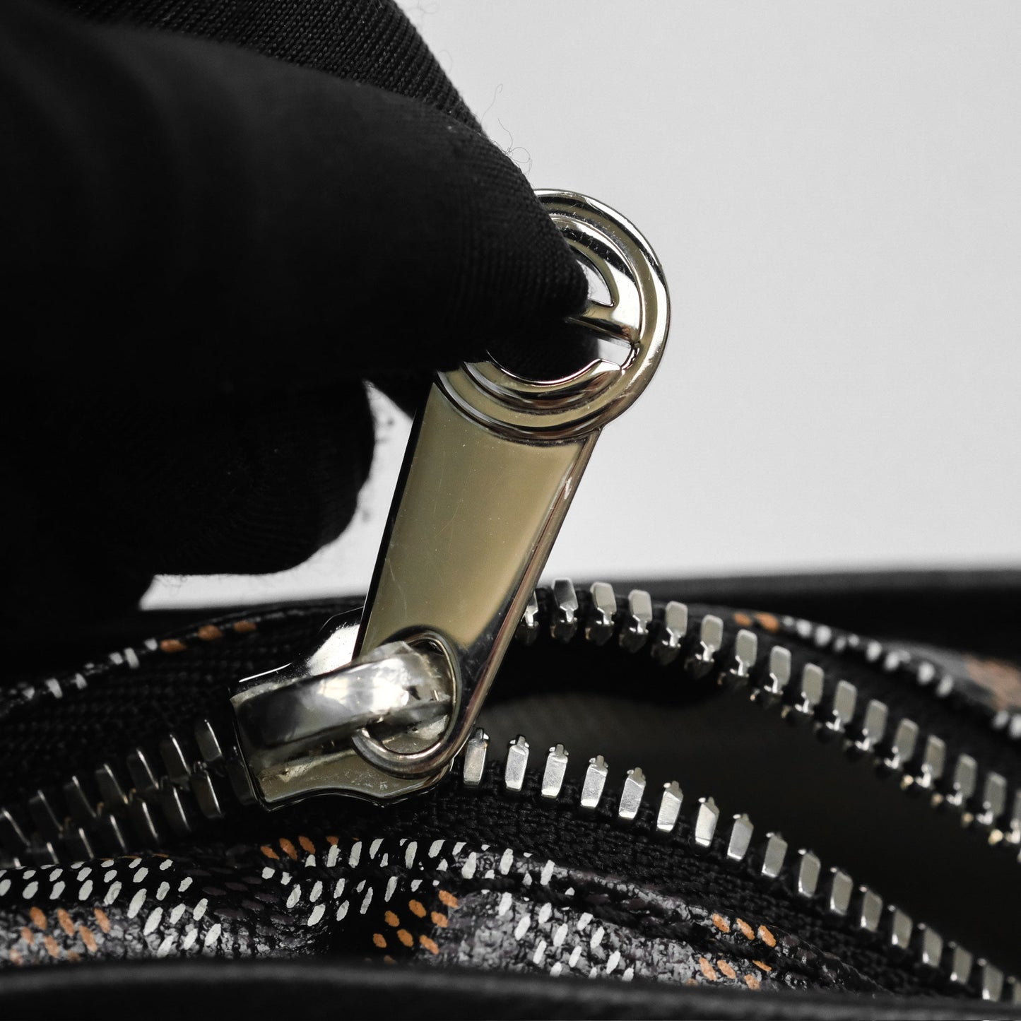 Goyard Bohème Hobo Bag Black Goyardine Canvas