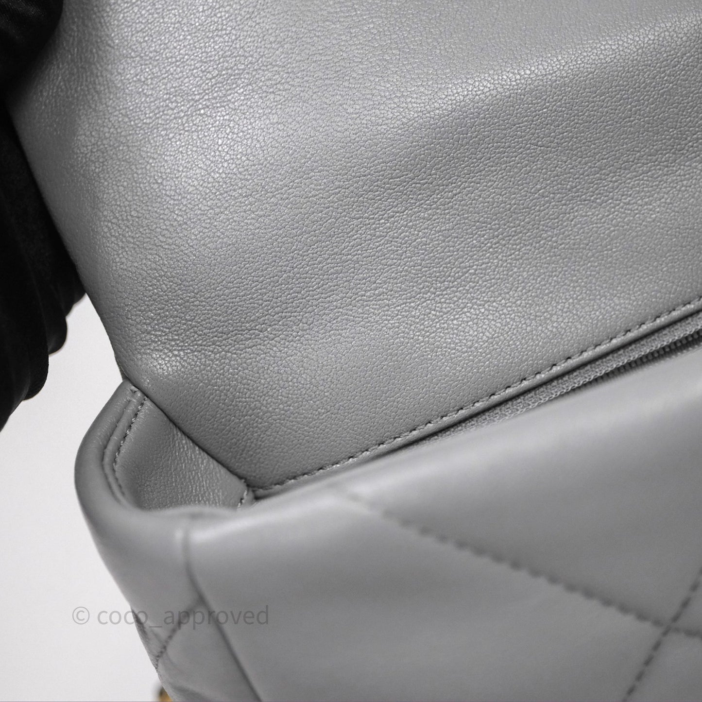 Chanel 19 Small Grey Mixed Hardware