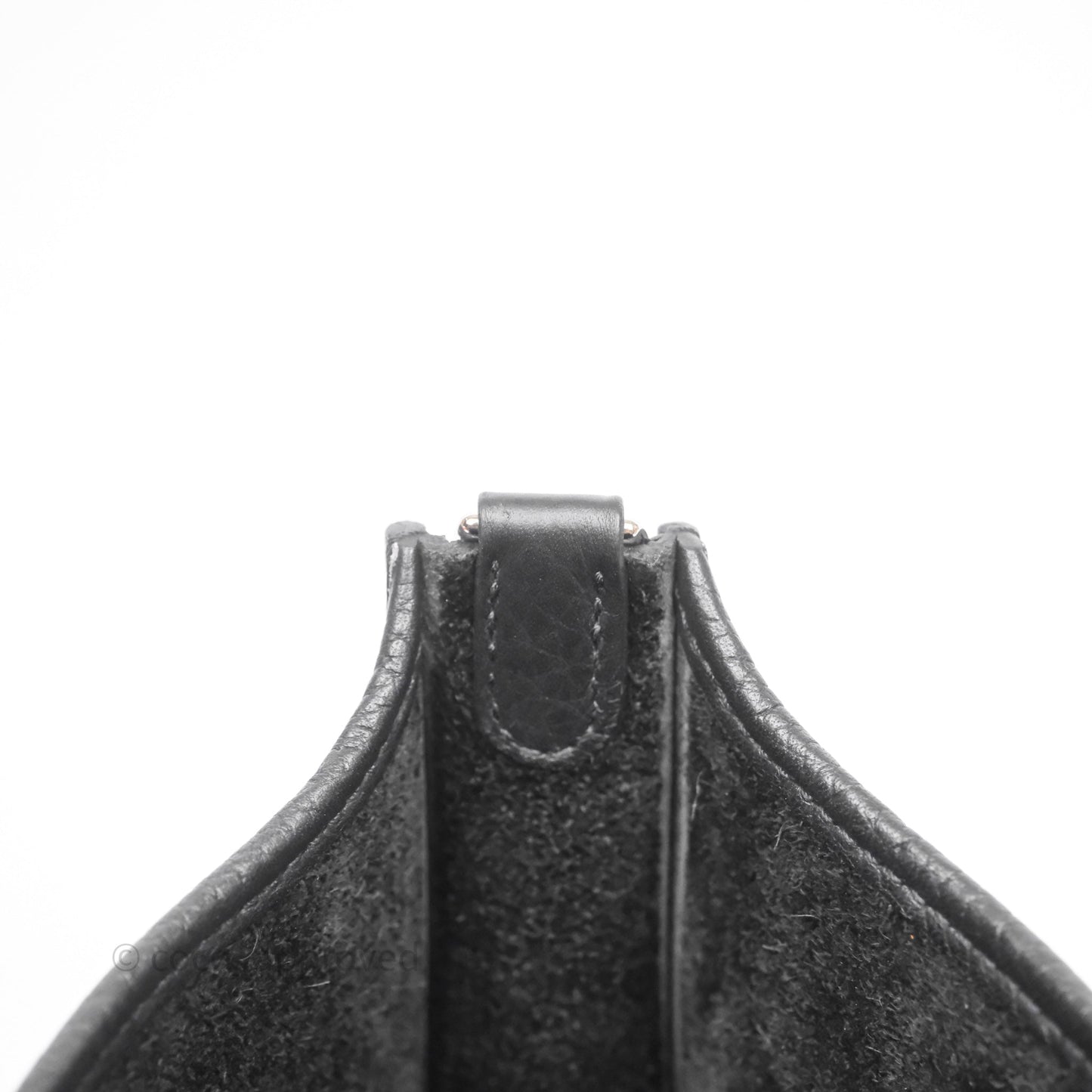 Hermès Mini Evelyne 16 Noir 89 Clemence Palladium Hardware