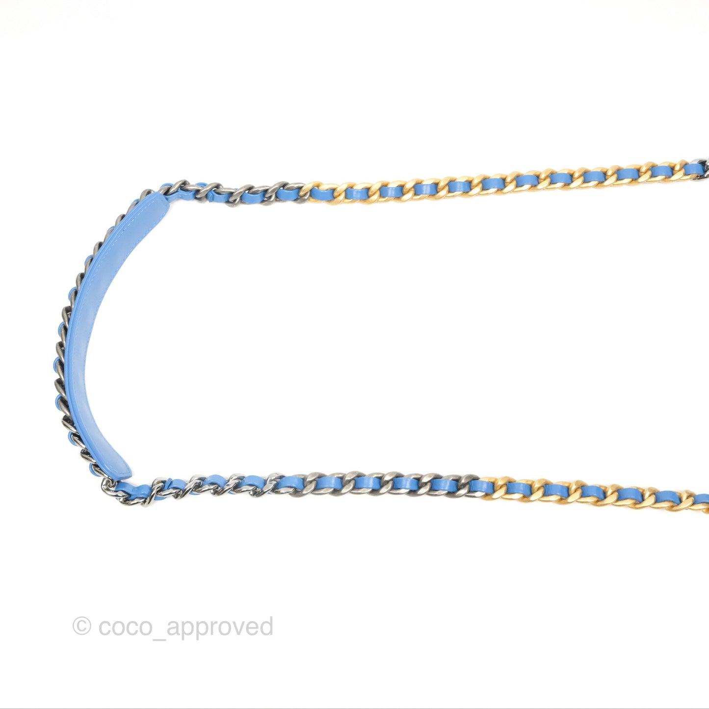 Chanel 19 Small Blue Mixed Hardware
