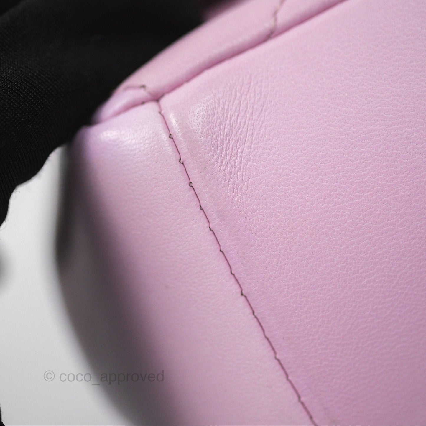 Chanel Quilted Flap Bag Pink Lambskin Aged Gold Hardware