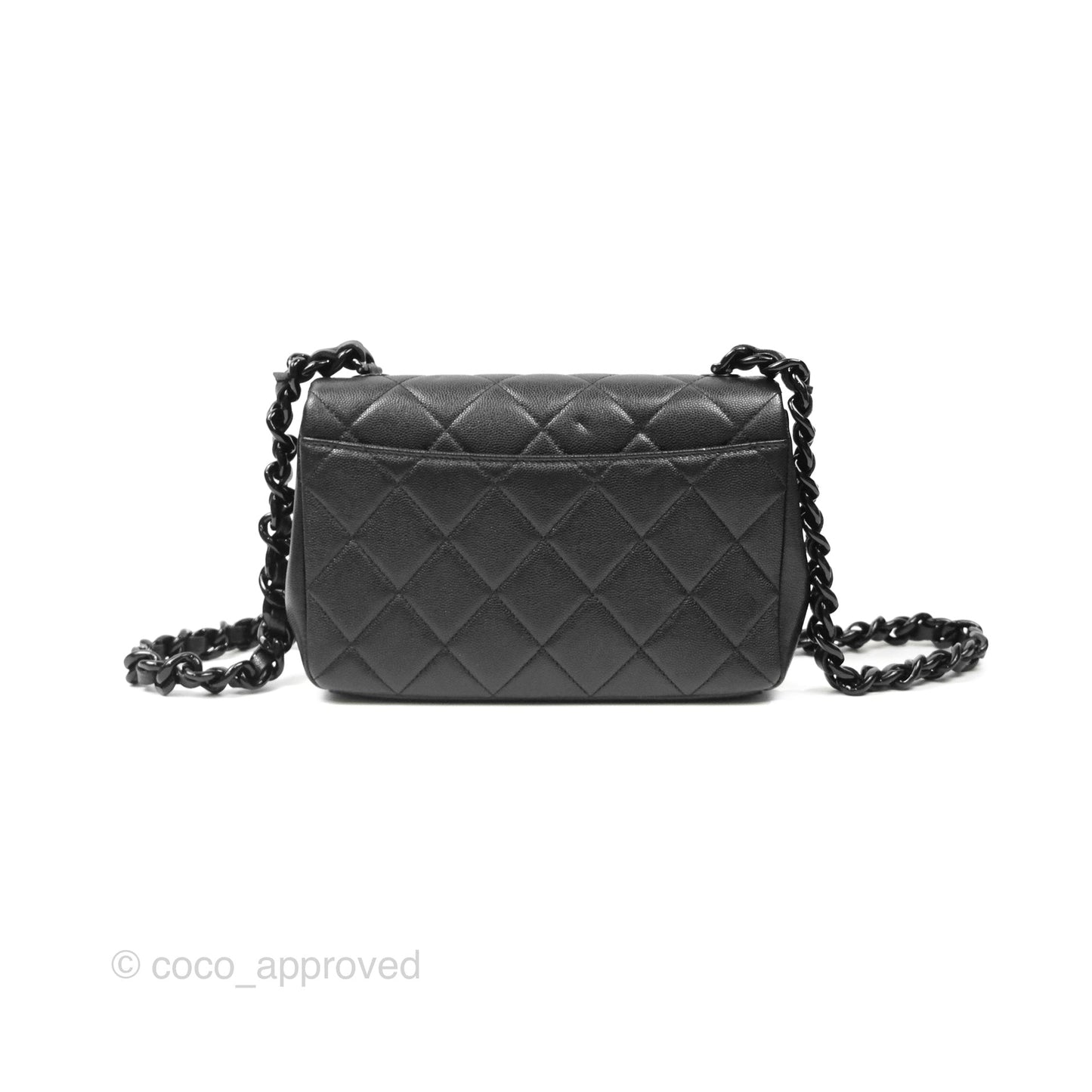Chanel My Everything Flap Bag So Black Caviar Incognito Hardware