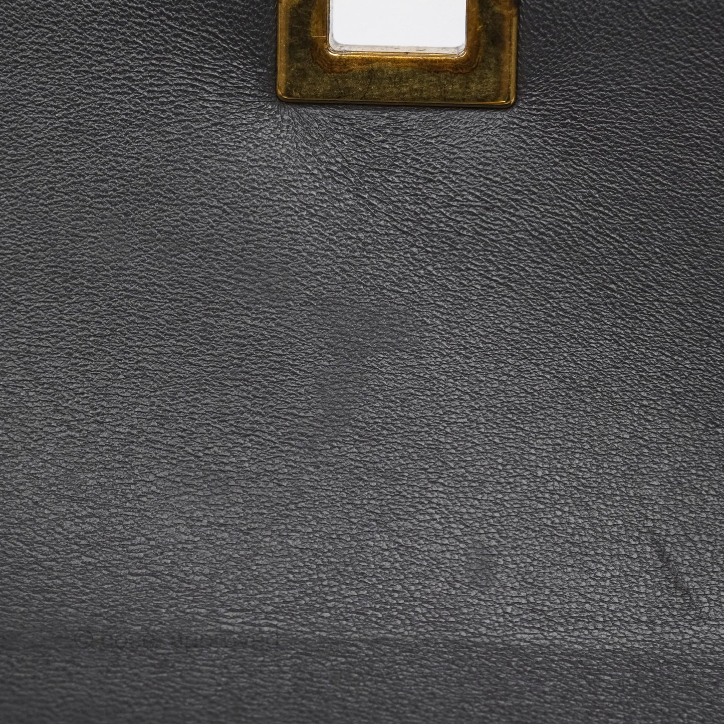 Celine Teen Classic Box Flap Dark Grey Box Calfskin