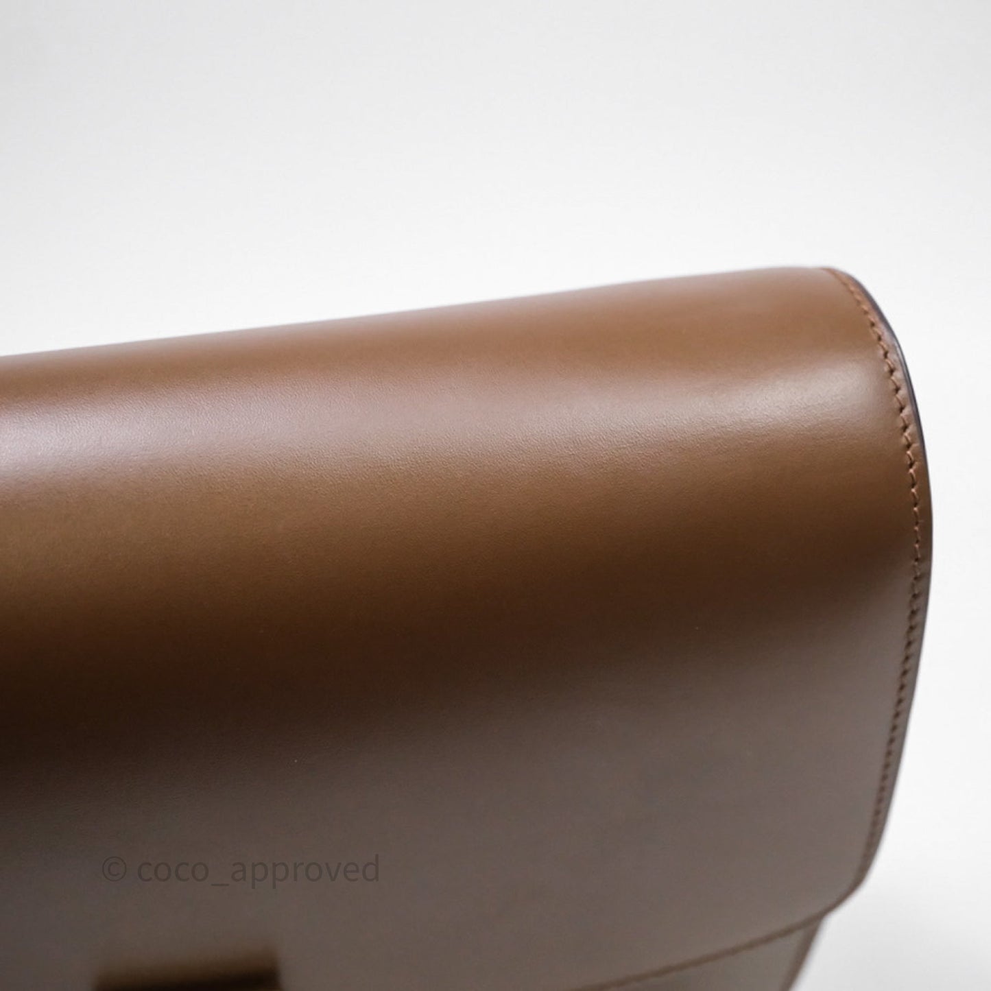 Celine Medium Classic Box Flap Caramel Calfskin