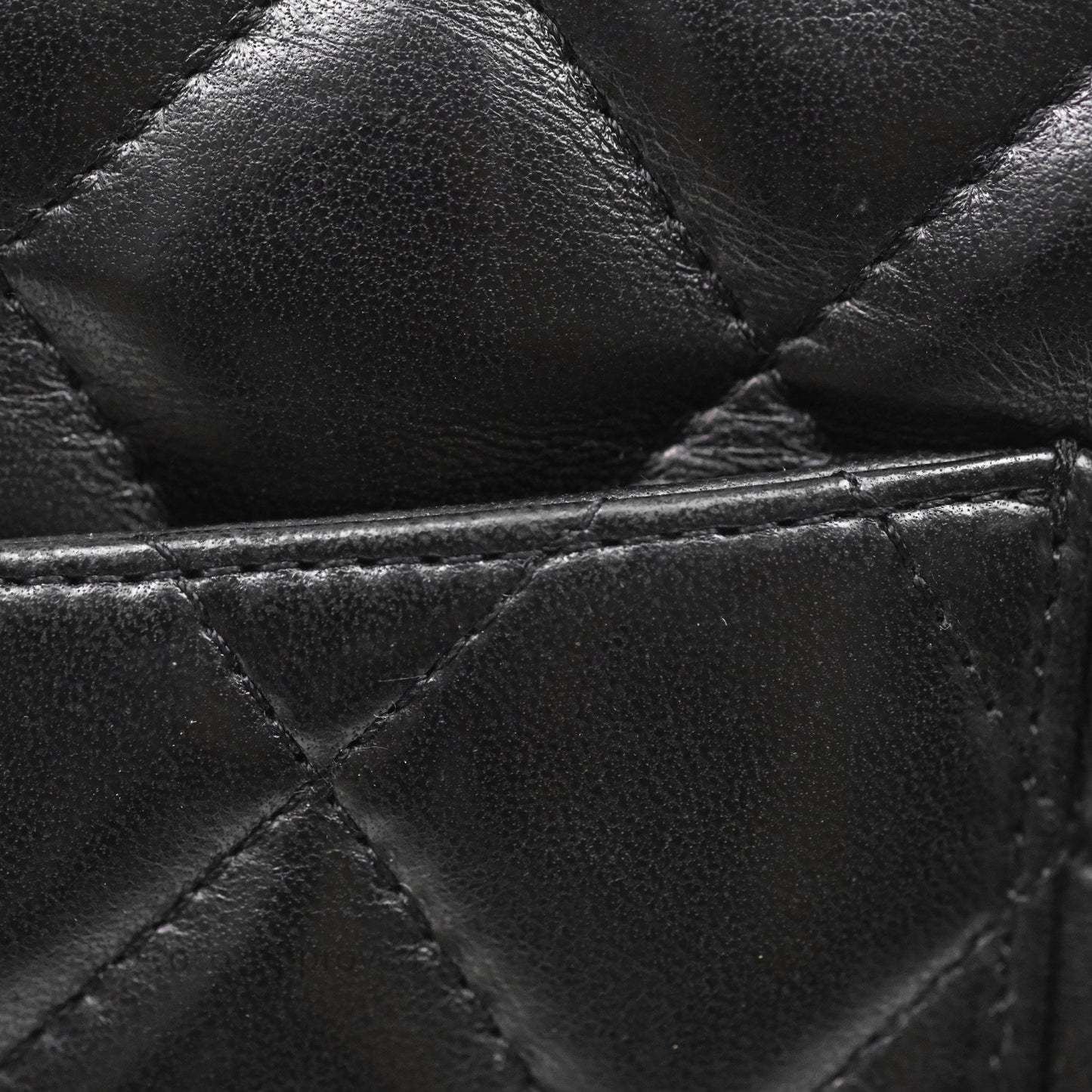 Chanel Jumbo Single Flap Black Lambskin Silver Hardware