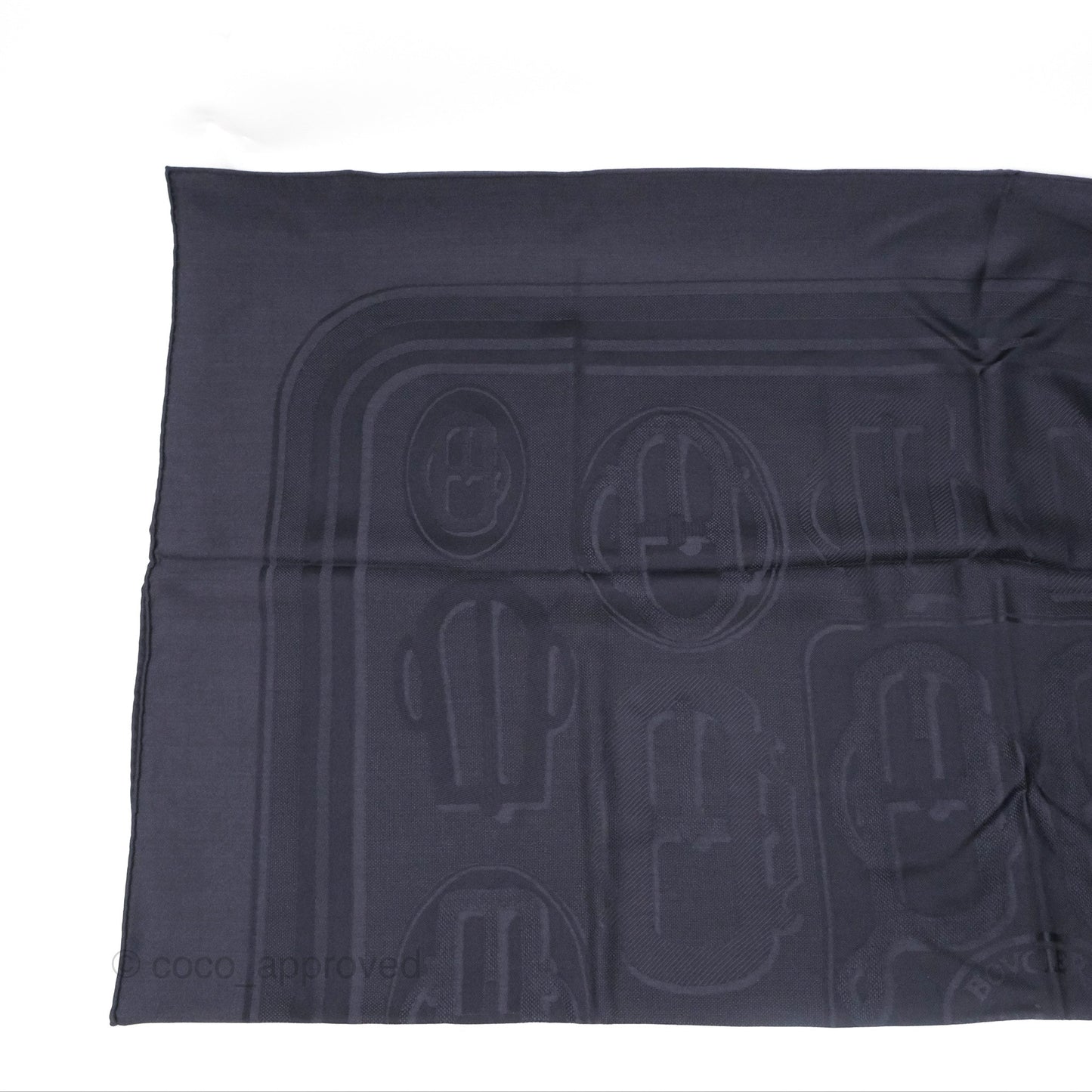 Hermes Bouclerie Moderne Scarf 115 Cashmere Silk