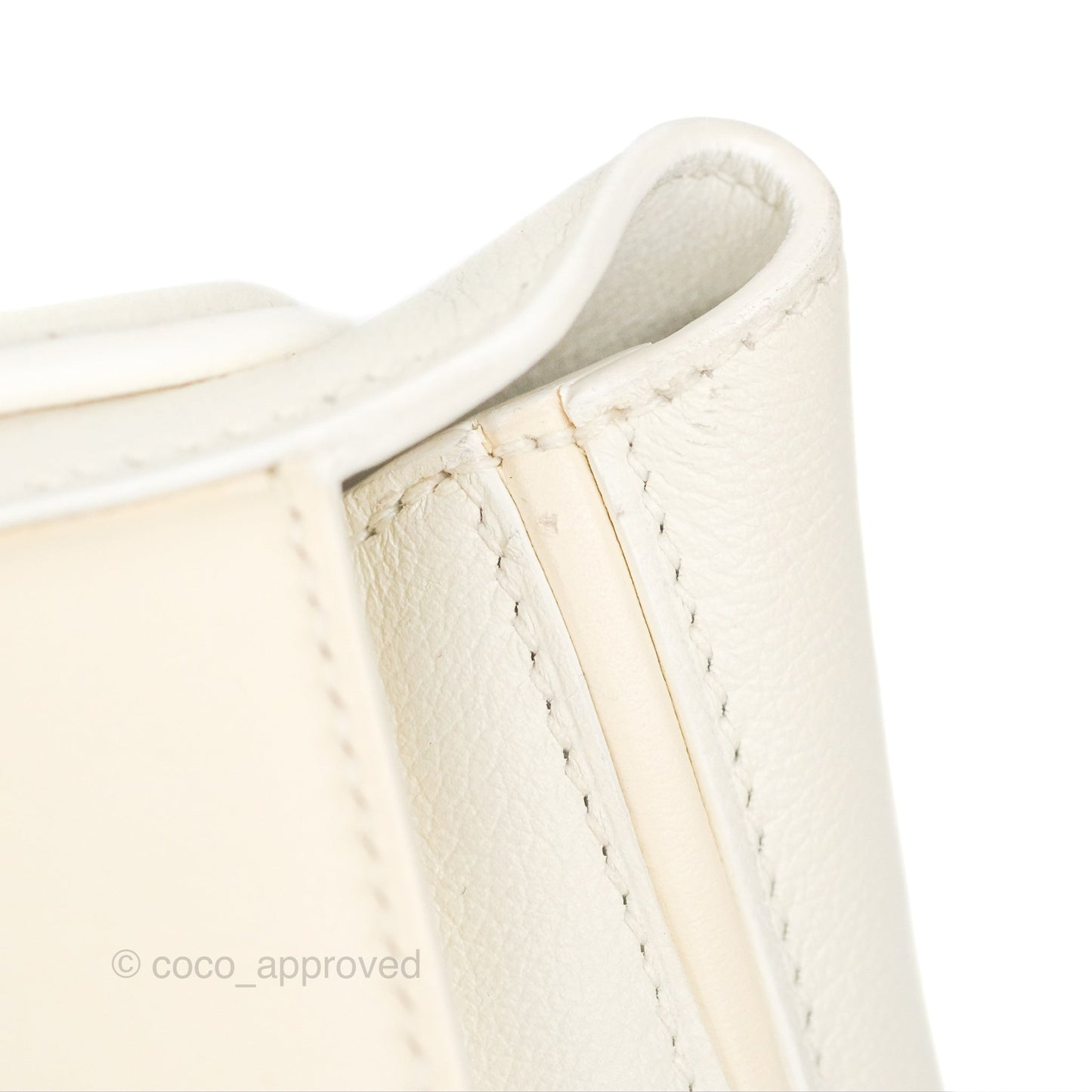 Hermès 24/24 21 Mini Blanc/Nata Evercolour/Swift Gold Hardware