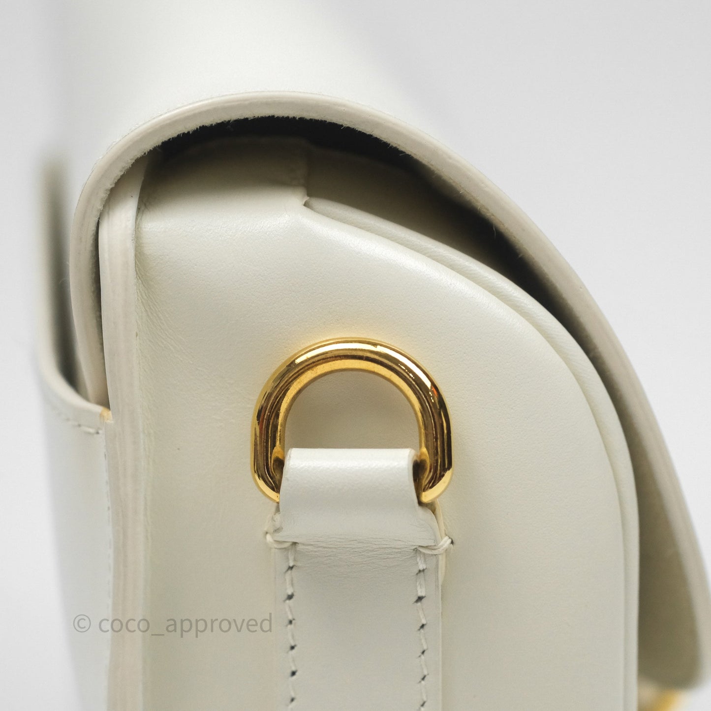 Christian Dior Medium Bobby Flap White Box Calfskin
