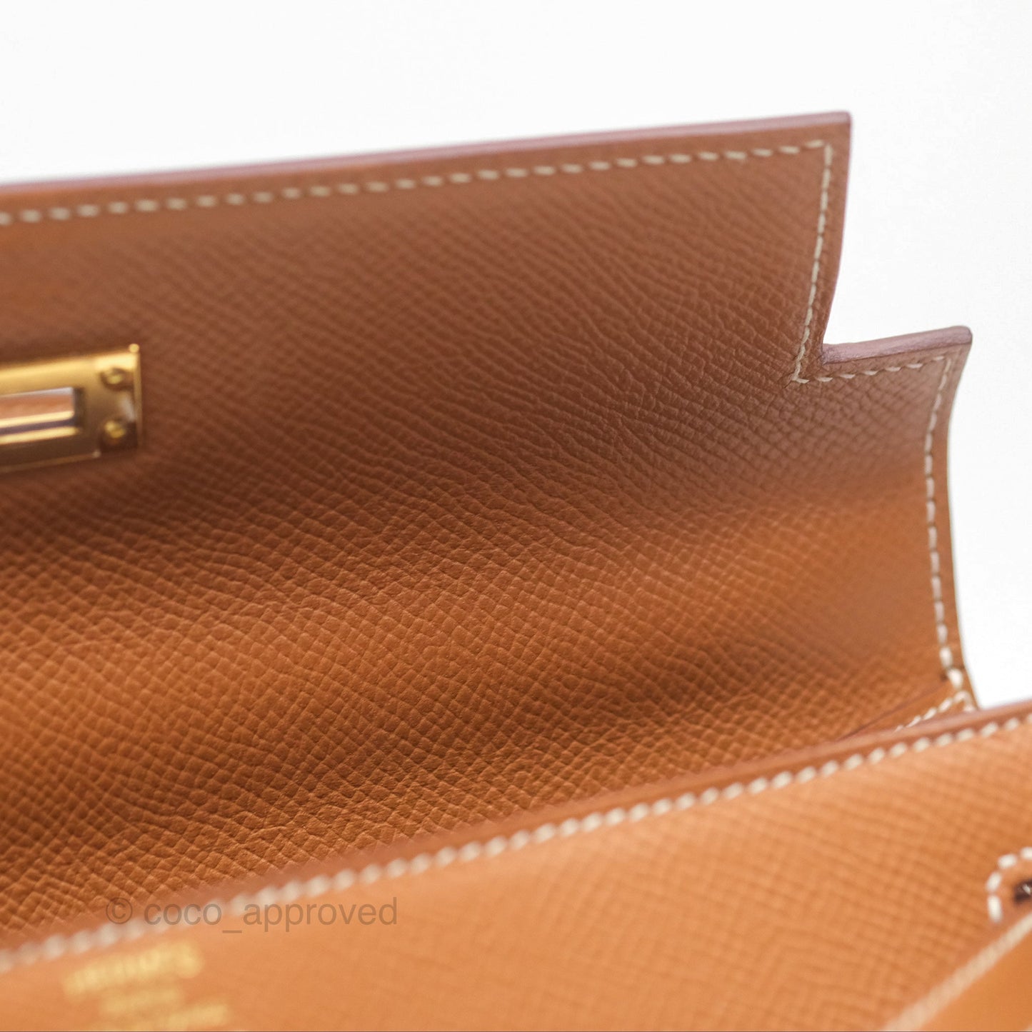 Hermès Kelly 25 Sellier Gold 37 Epsom Gold Hardware