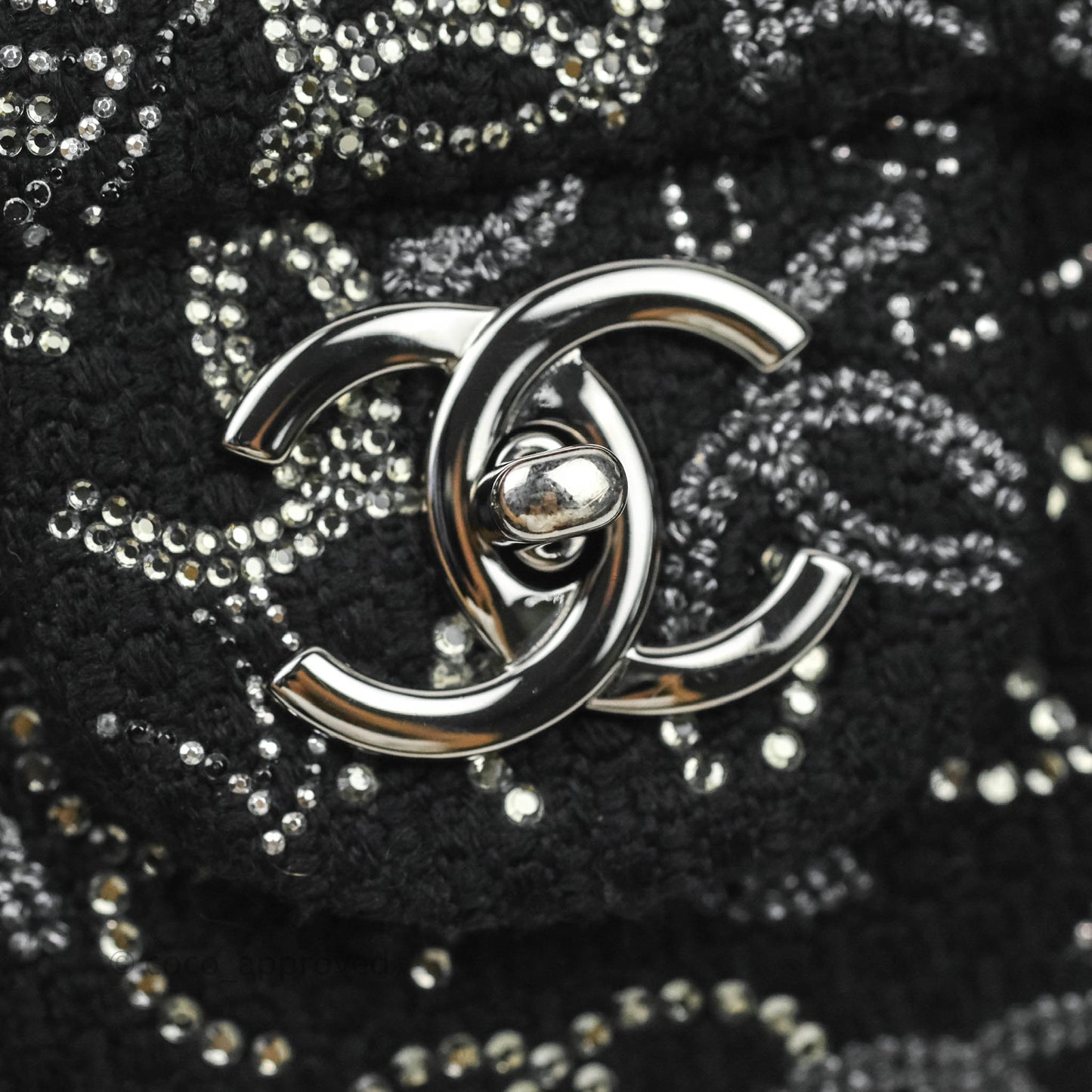 Chanel Jumbo Single Flap CC Pudong Strass