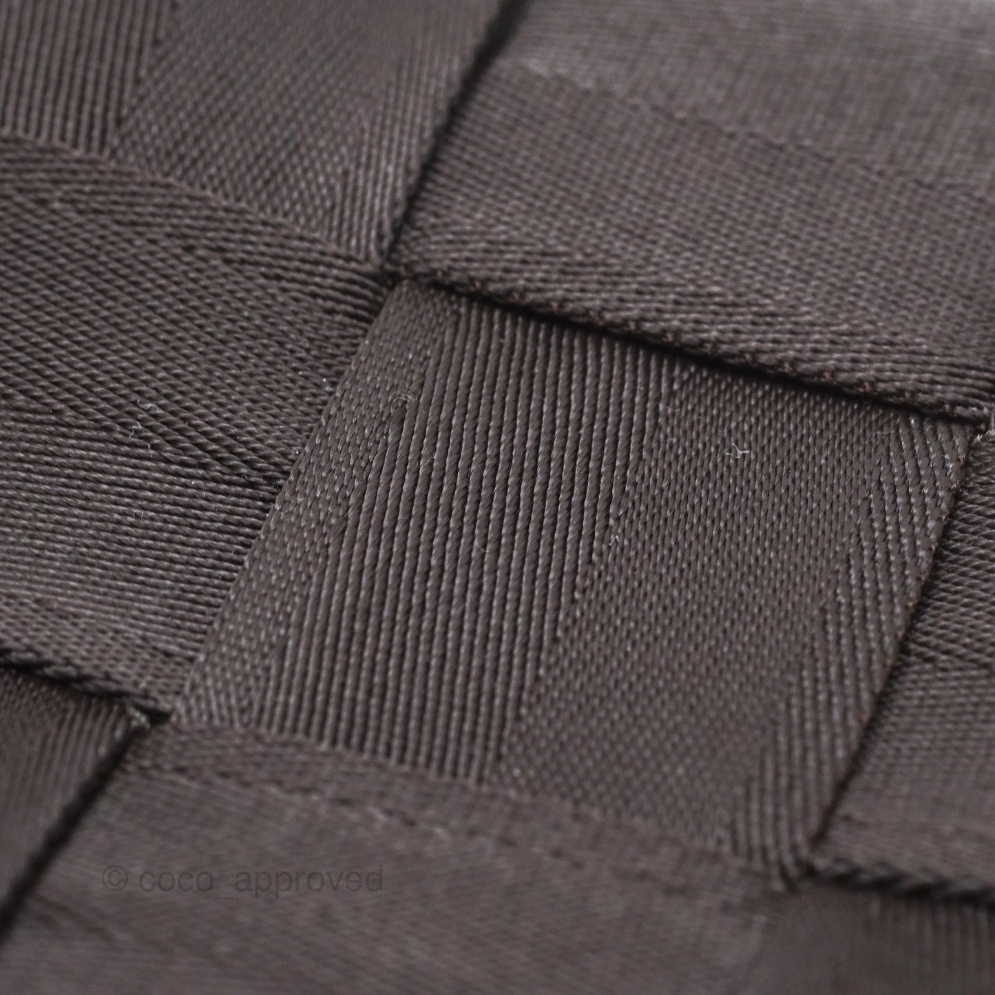 Bottega Veneta Maxi Webbing Cassette Bag Dark Brown