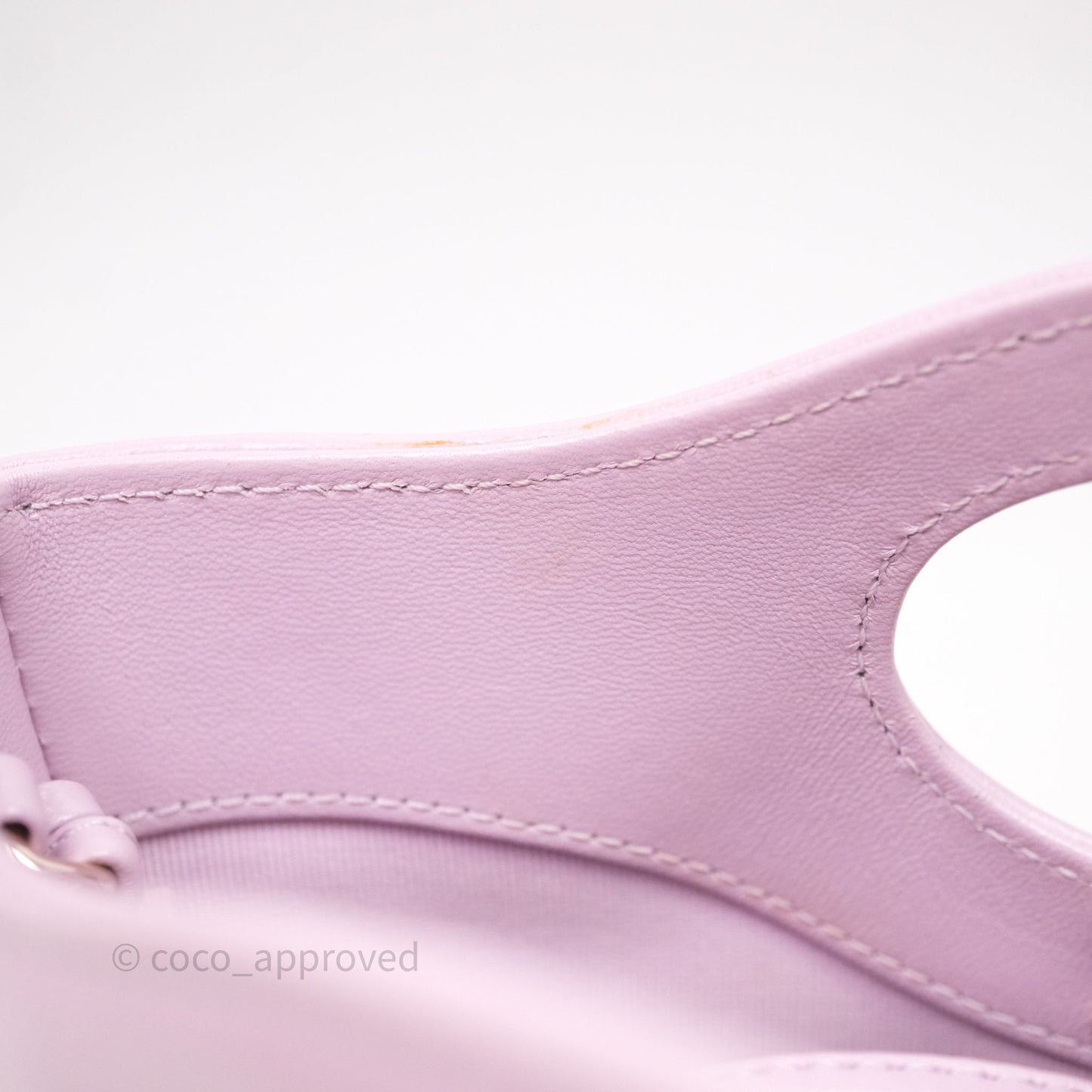Chanel 31 Mini Lilac Shiny Lambskin Gold Hardware