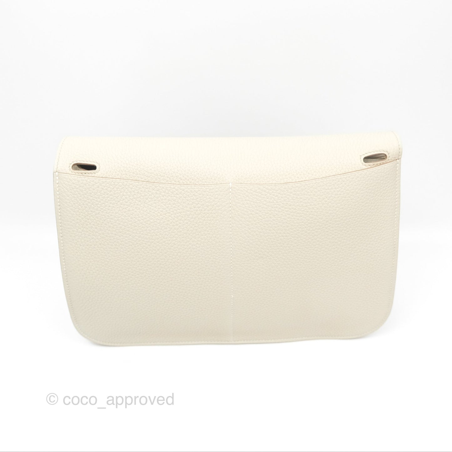 Hermès Halzan 31 Beton Clemence Gold Hardware