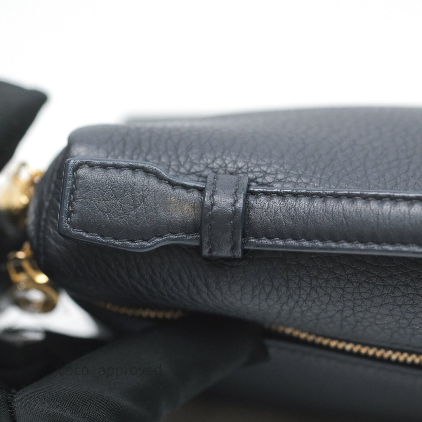 Loro Piana Extra Pocket L19 Navy Grained Calfskin