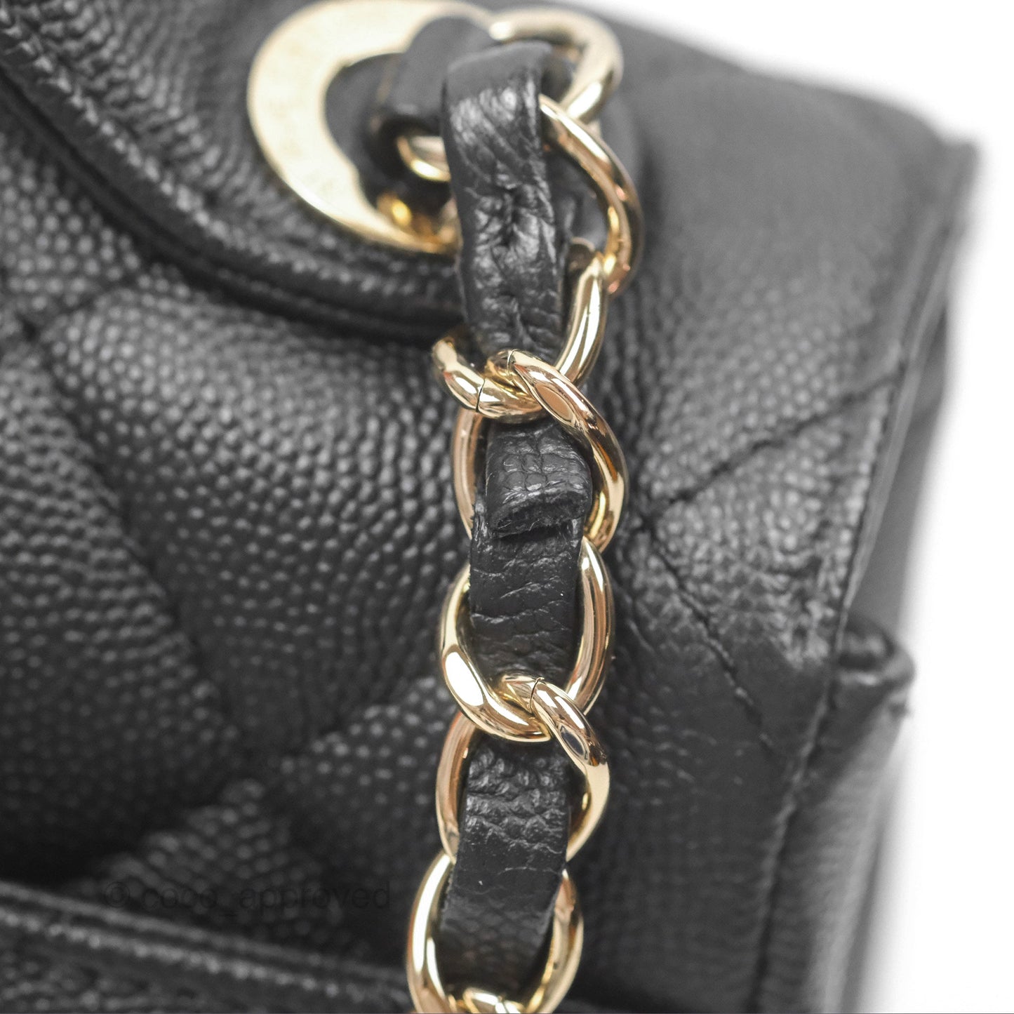 Chanel Quilted Large Business Affinity Flap Black Caviar Gold Hardware