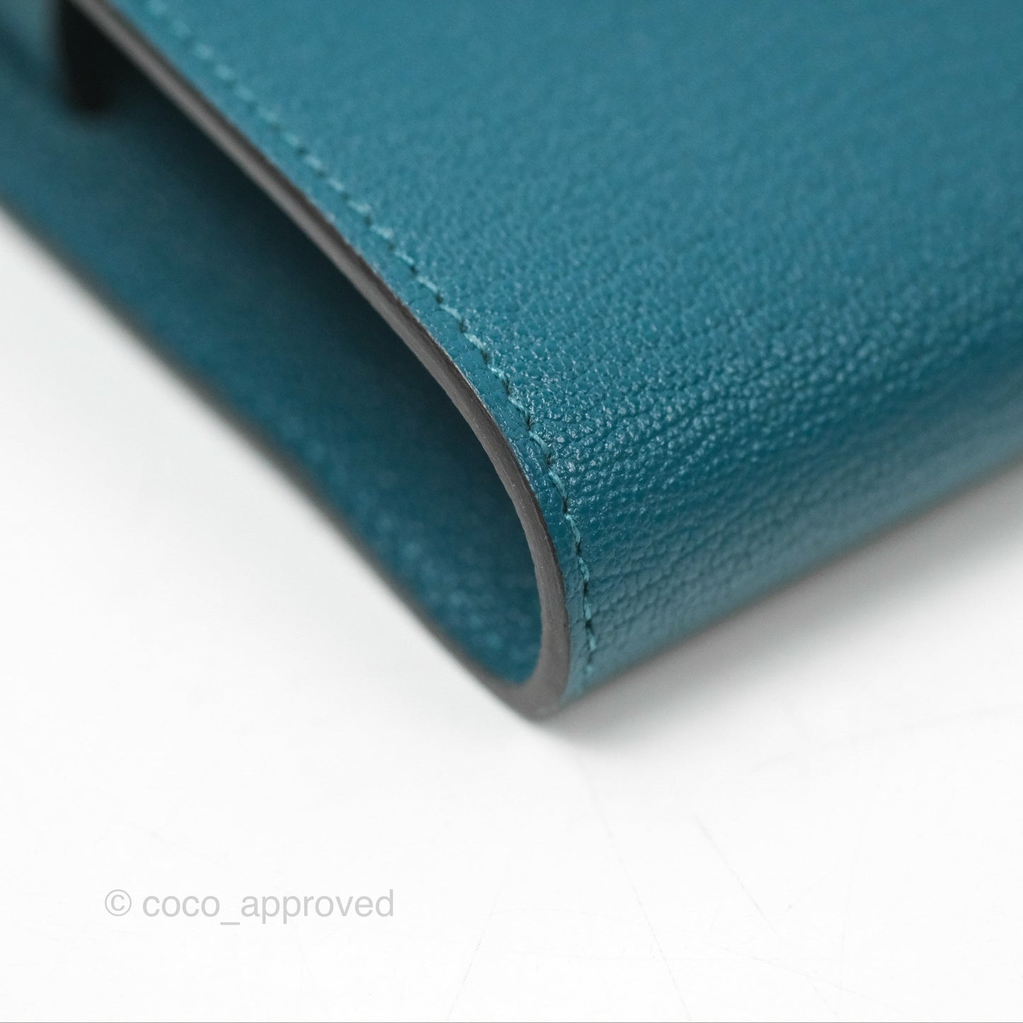 Hermès Kelly To Go Wallet Vert Bosphore Chevre Mysore Gold Hardware