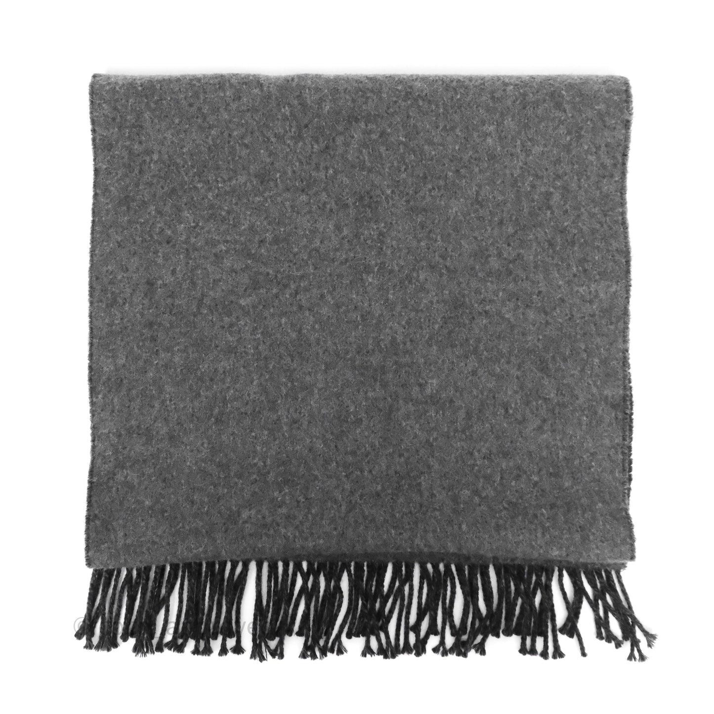 Hermès Recto-Verso Scarf Muffler Black Noir 89 / Flanelle