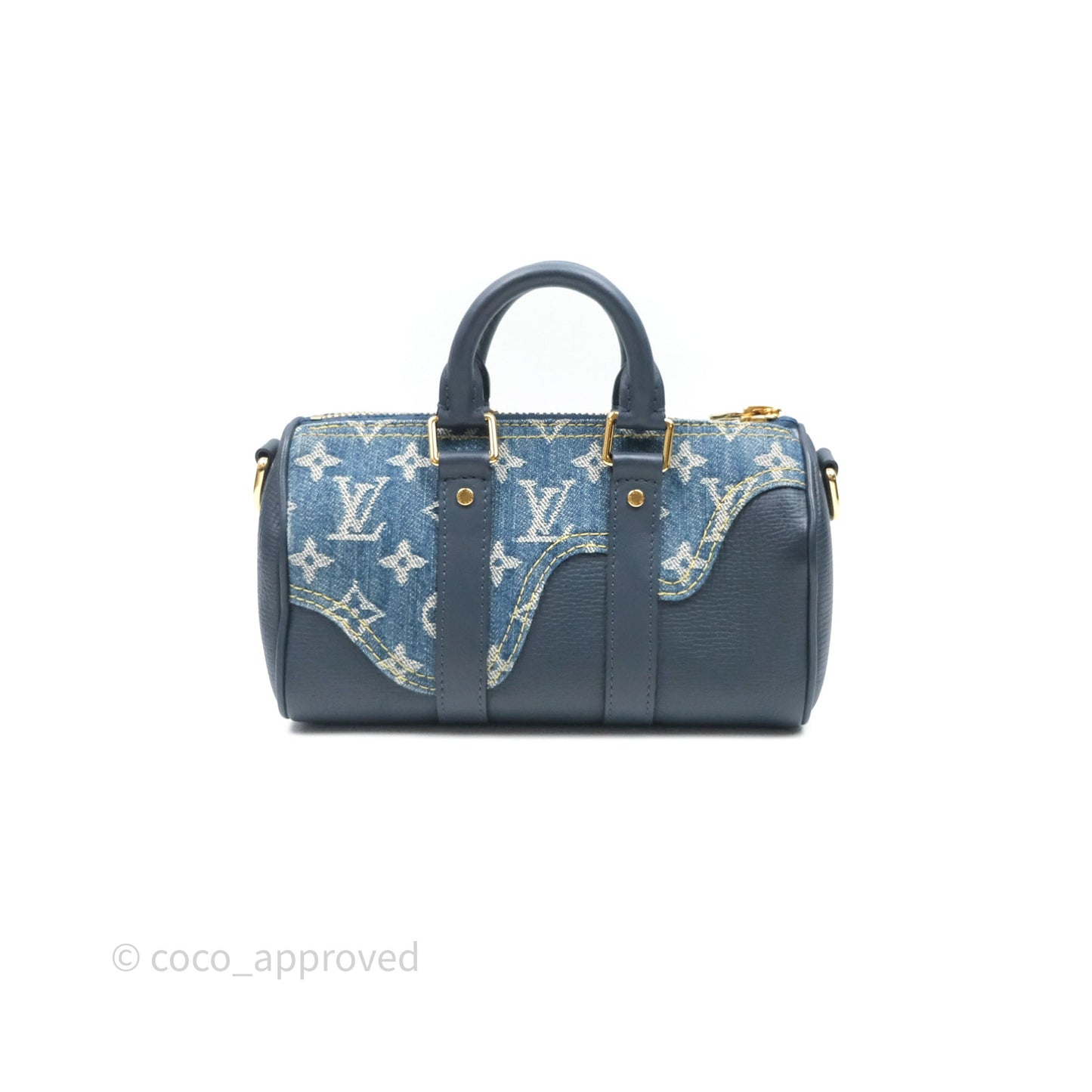 Louis Vuitton x Nigo Keepall XS Denim Blue