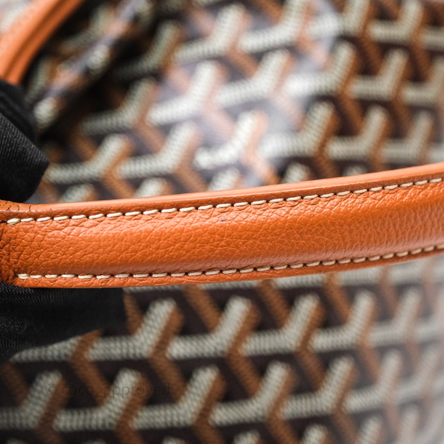 Goyard Bohème Hobo Bag Black & Tan