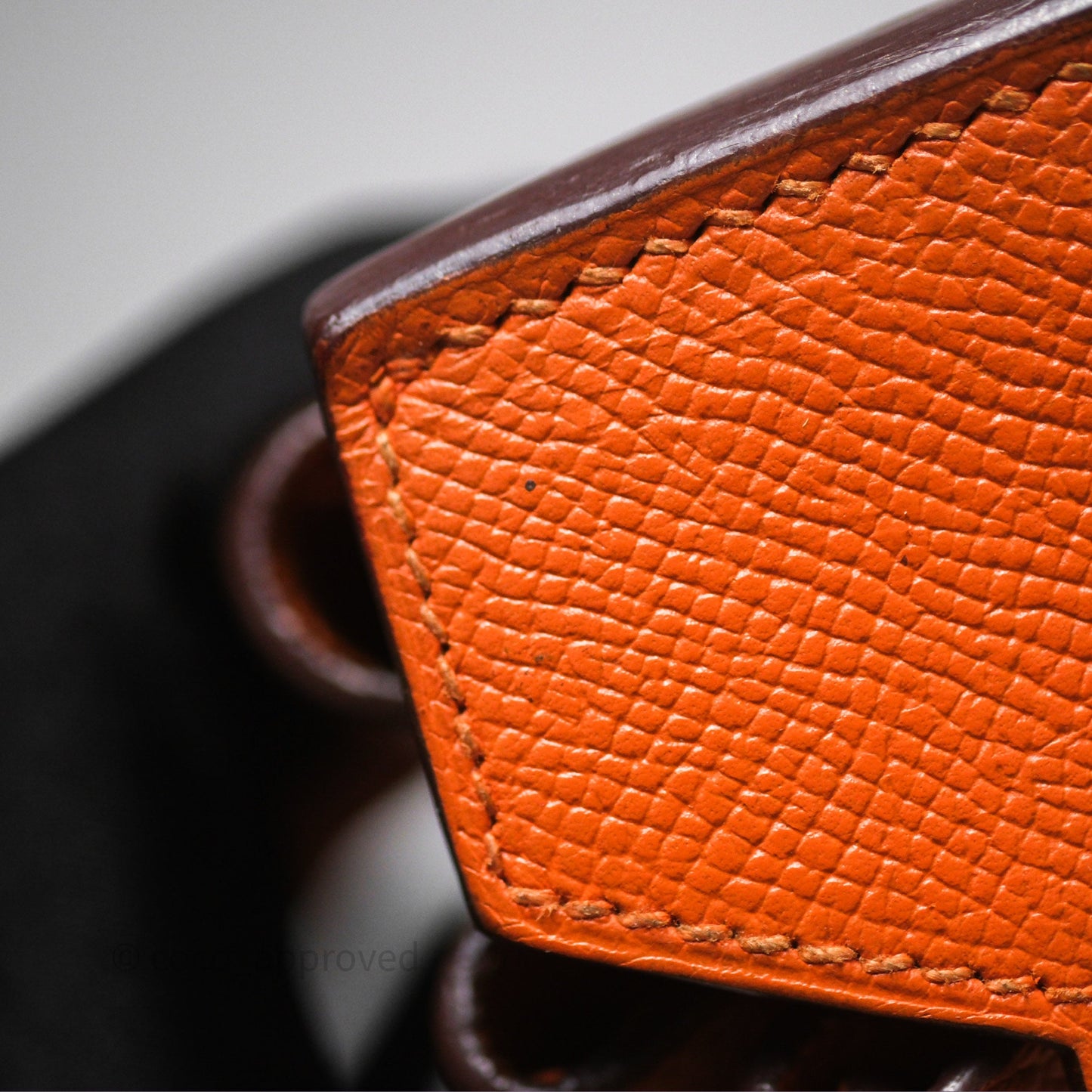 Hermès Birkin 30 Retourne Orange Epsom Palladium Hardware