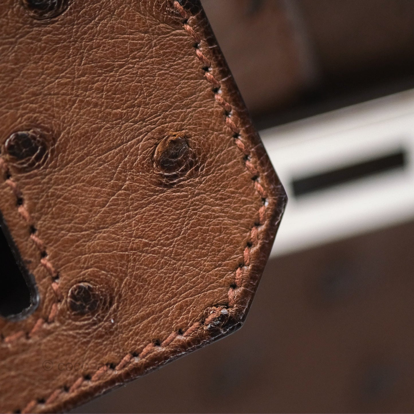 Hermès Birkin Retourne 30 Dark Brown Ostrich Palladium Hardware