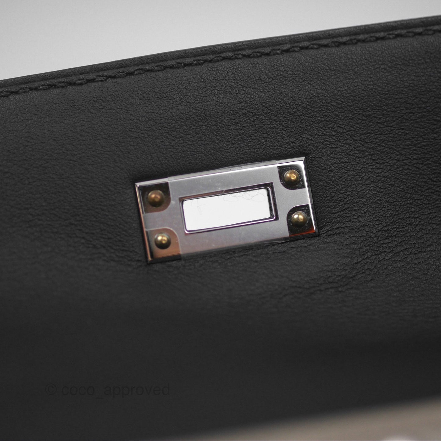 Hermès Kelly Pochette Clutch HSS Gris Asphalte M8/ Noir 89 Palladium Hardware