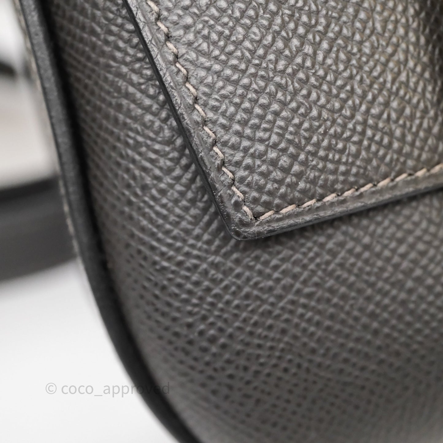 Hermès Della Cavalleria Mini Bag Gris Meyer 0L Epsom Gold Hardware