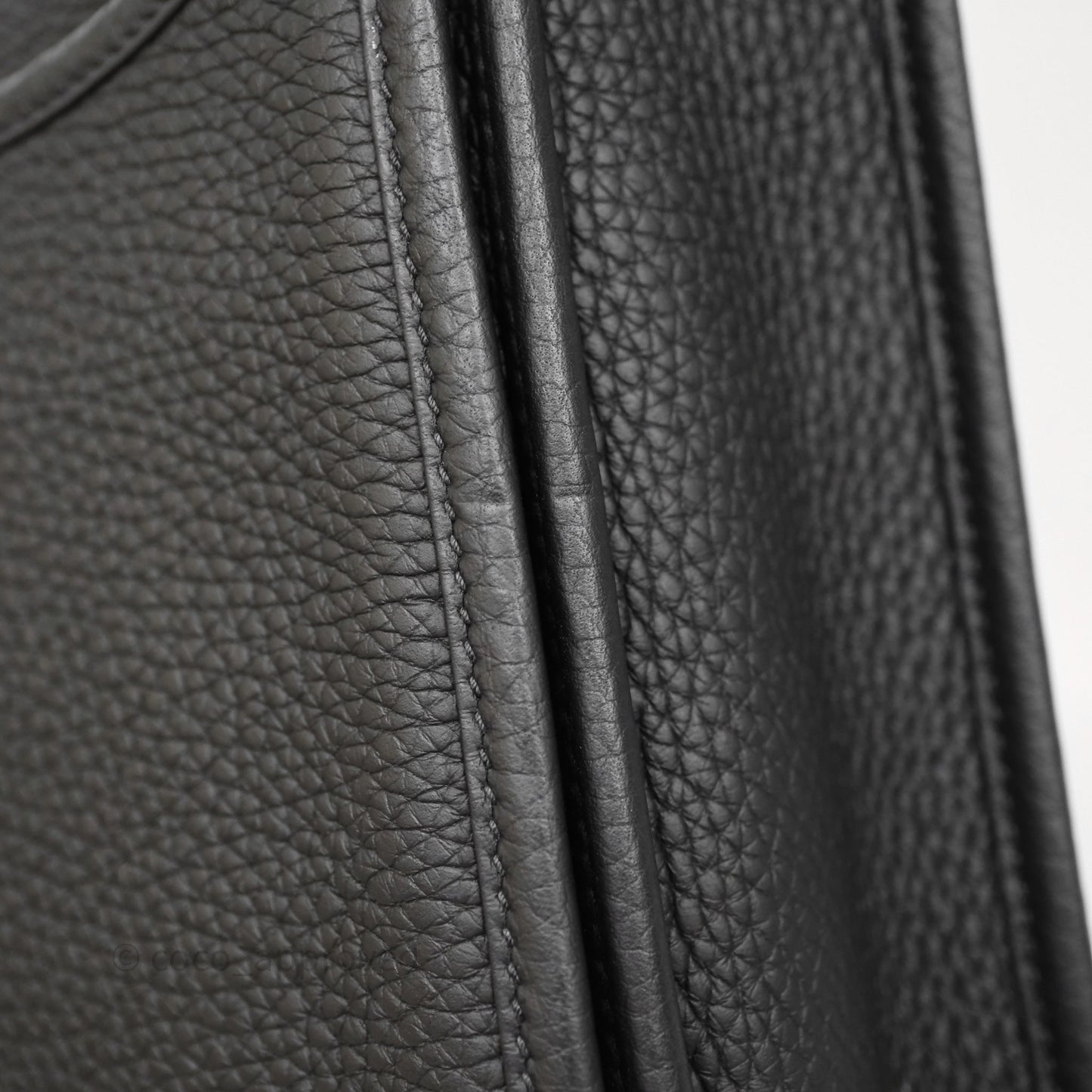 Hermes Evelyne III 29 Black Clemence Gold Hardware