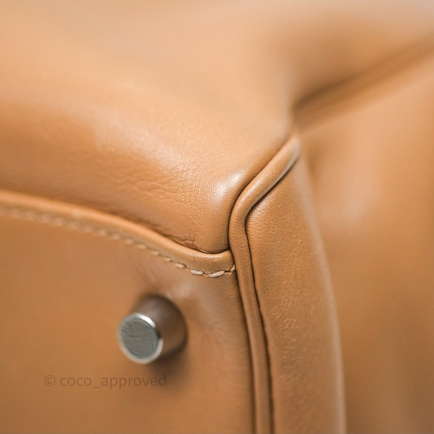 Hermès Kelly 35 Retourne Chai 0M Evercolor Palladium Hardware