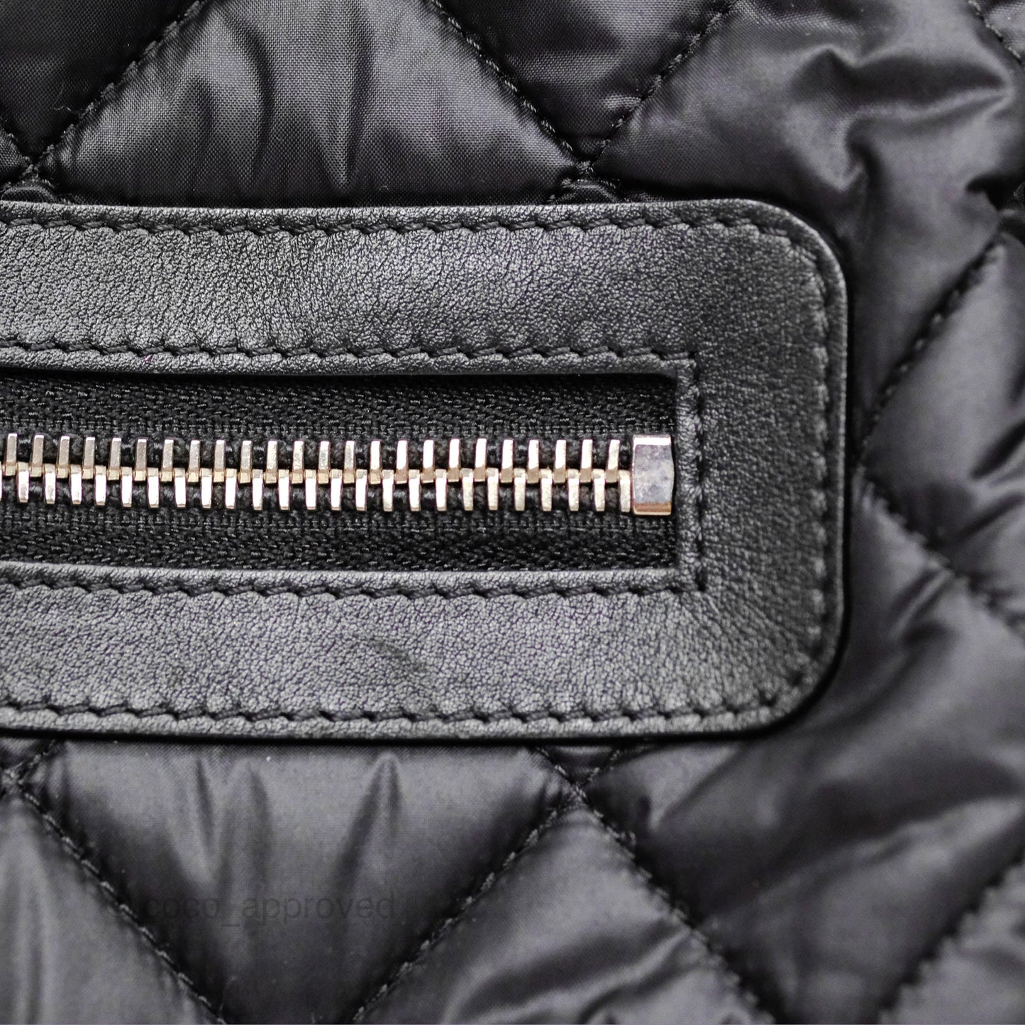 Chanel Coco Cocoon Backpack Black Nylon Silver Hardware
