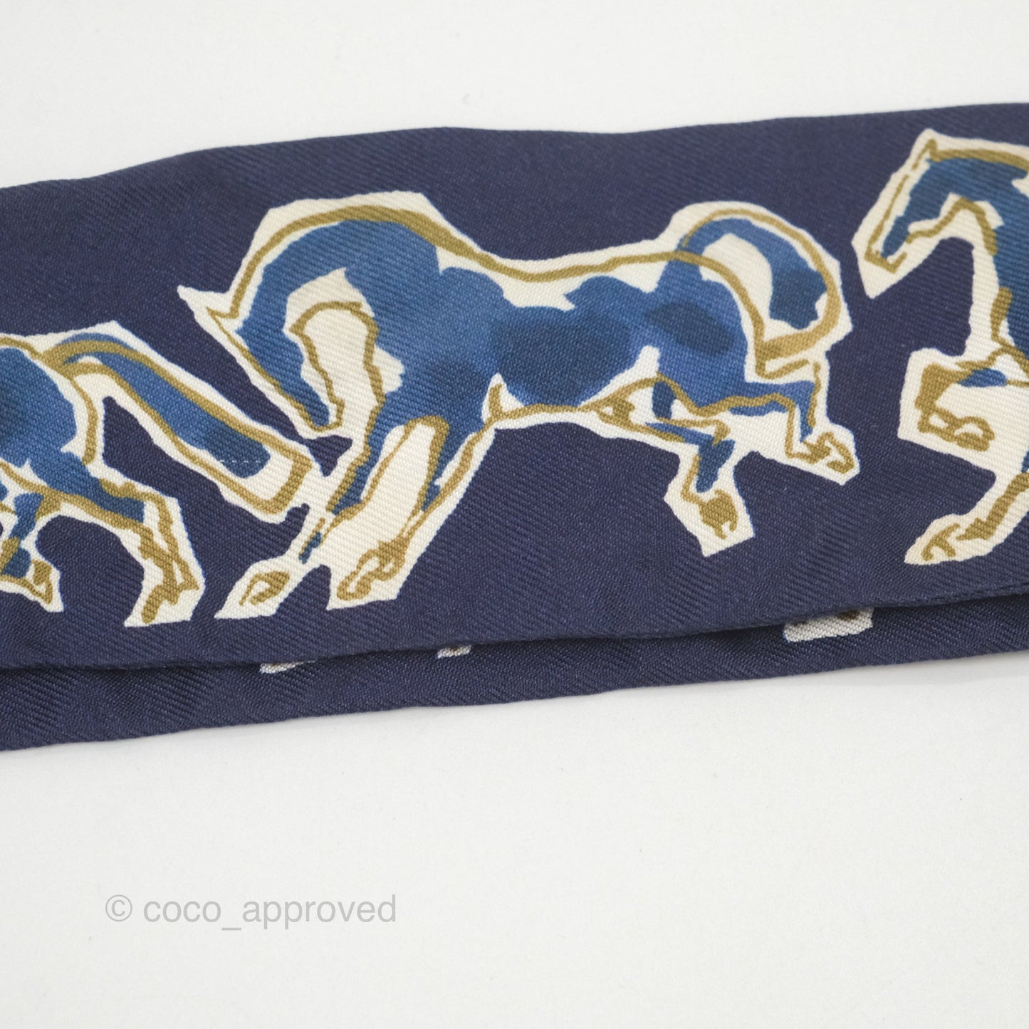 Hermès Chevaux en Liberte Silk Twilly