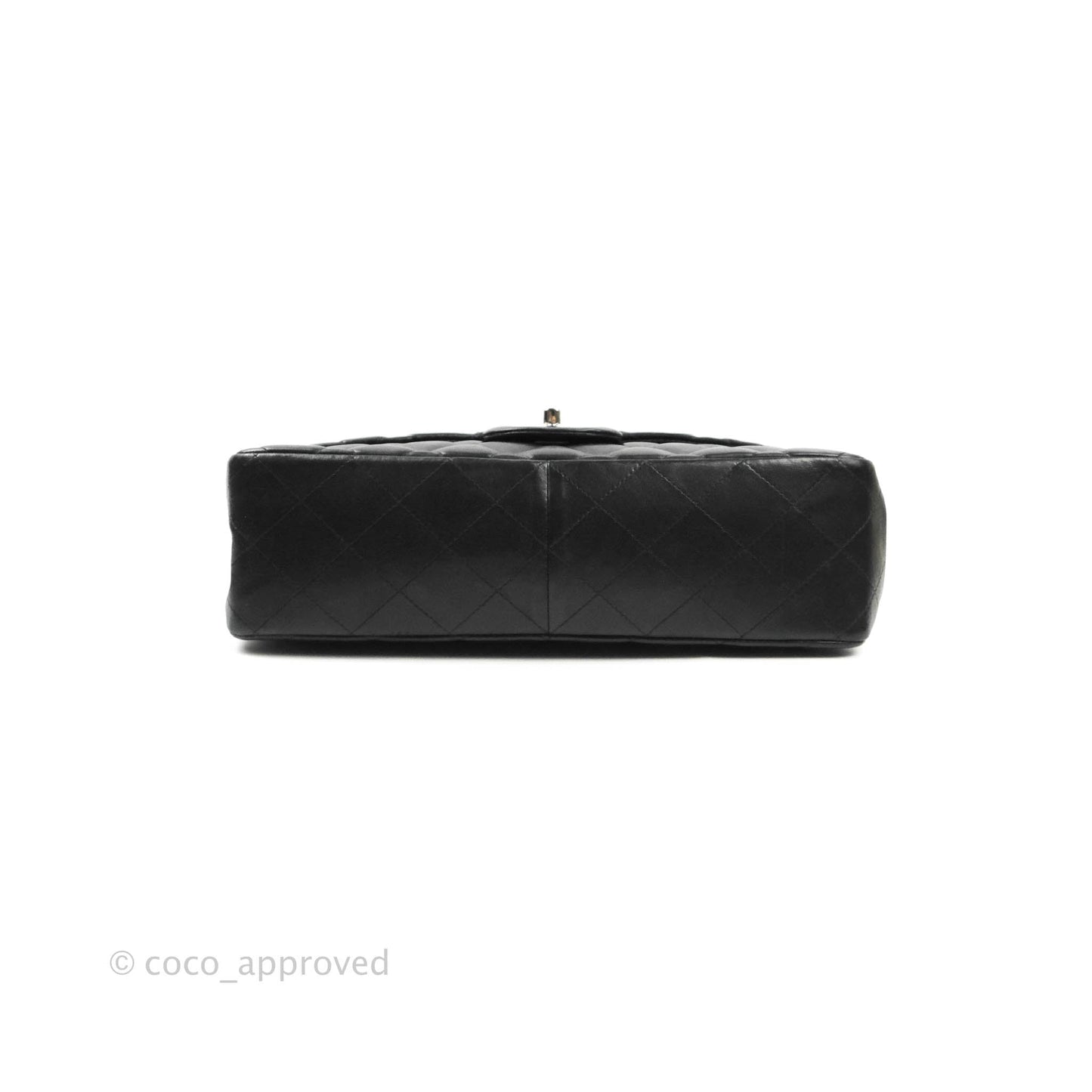 Chanel Jumbo Single Flap Black Lambskin Silver Hardware⁣⁣