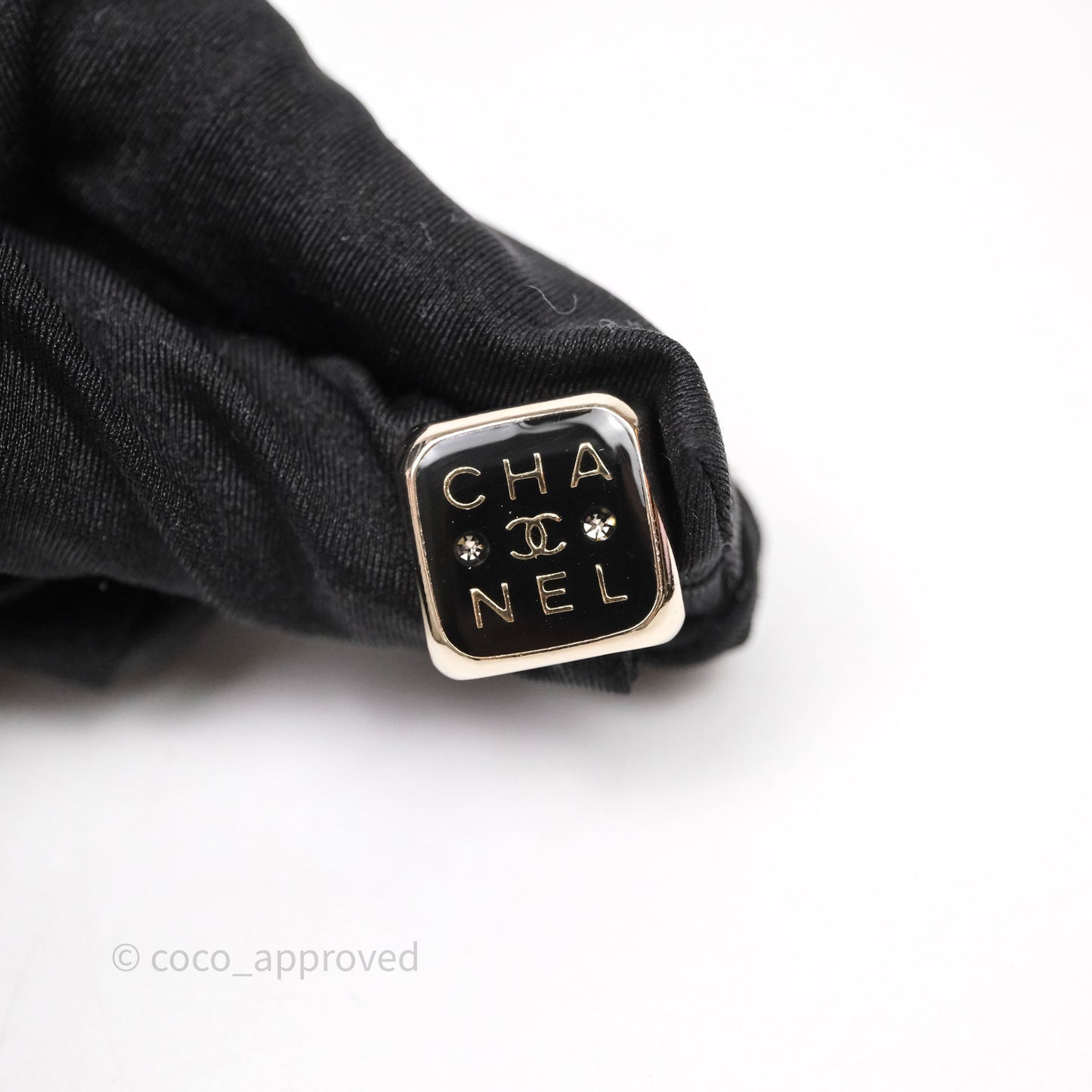 Chanel CC Square Brooch Set in 3 Gold Tone 22P
