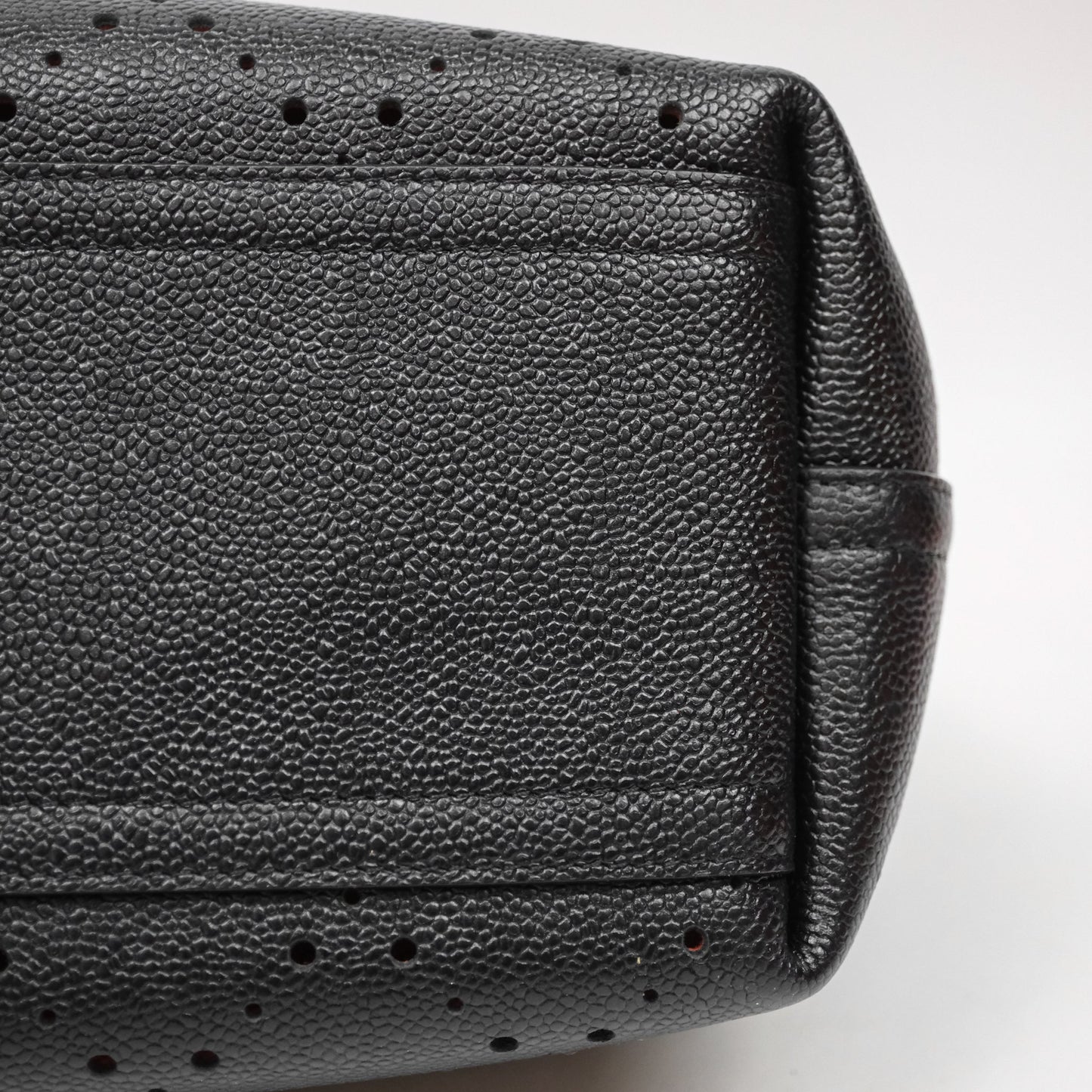 Chanel CC Drawstring Bucket Bag Black Caviar